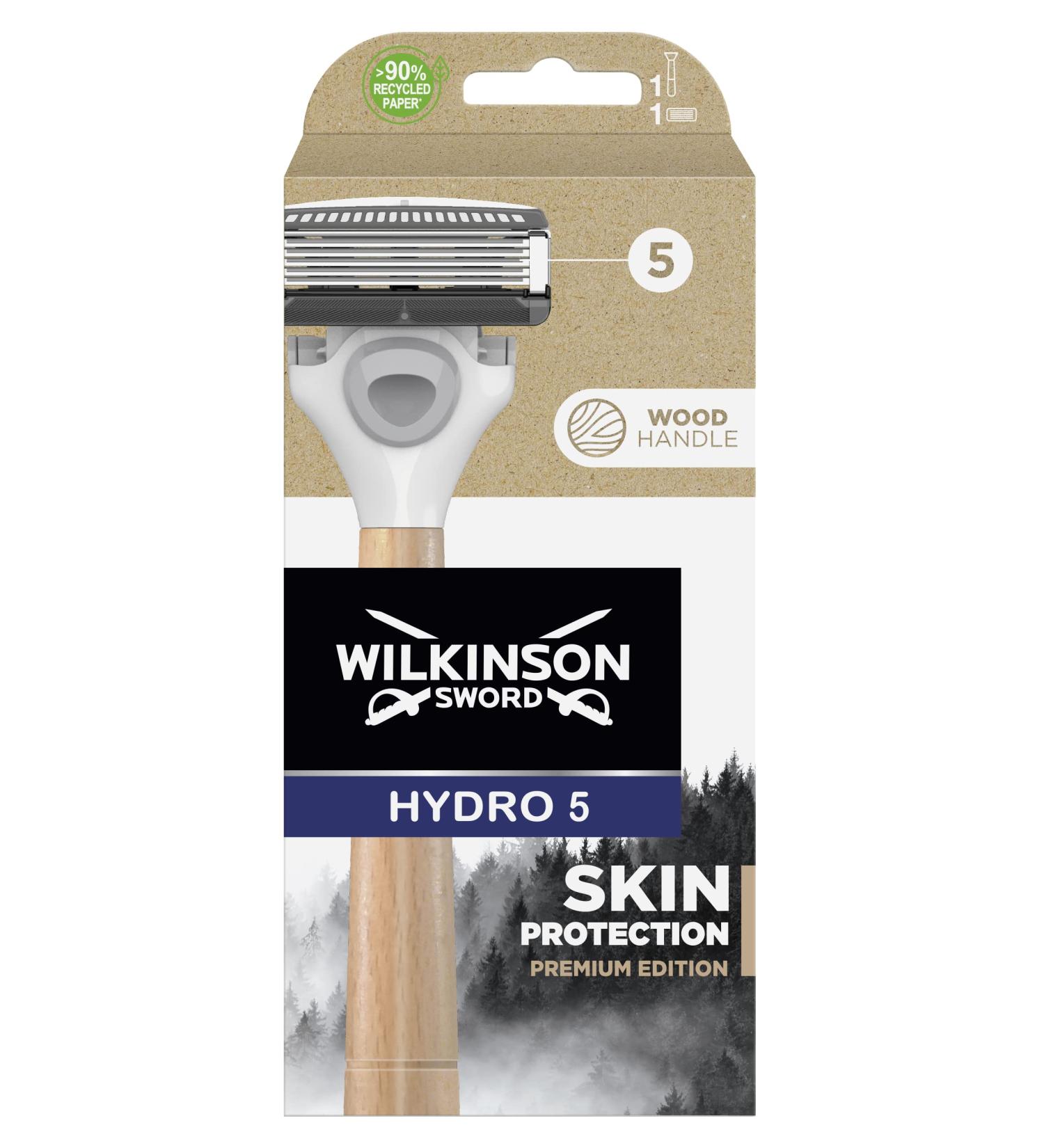 Buy Wilkinson Sword Hydro 5 Skin Protection Premium Edition Razor for Men - International Shipping Available - Buy Online on GoSupps.com