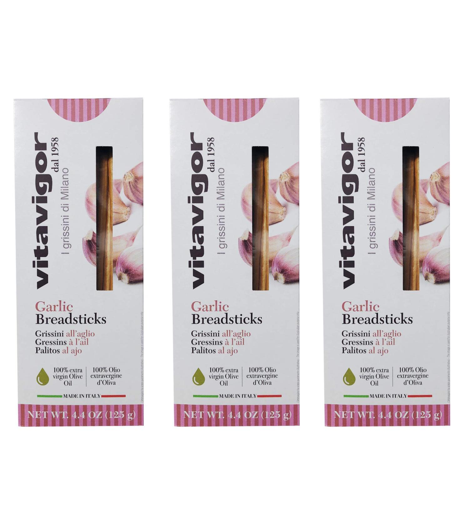 Grissini Breadsticks Garlic 3-pack