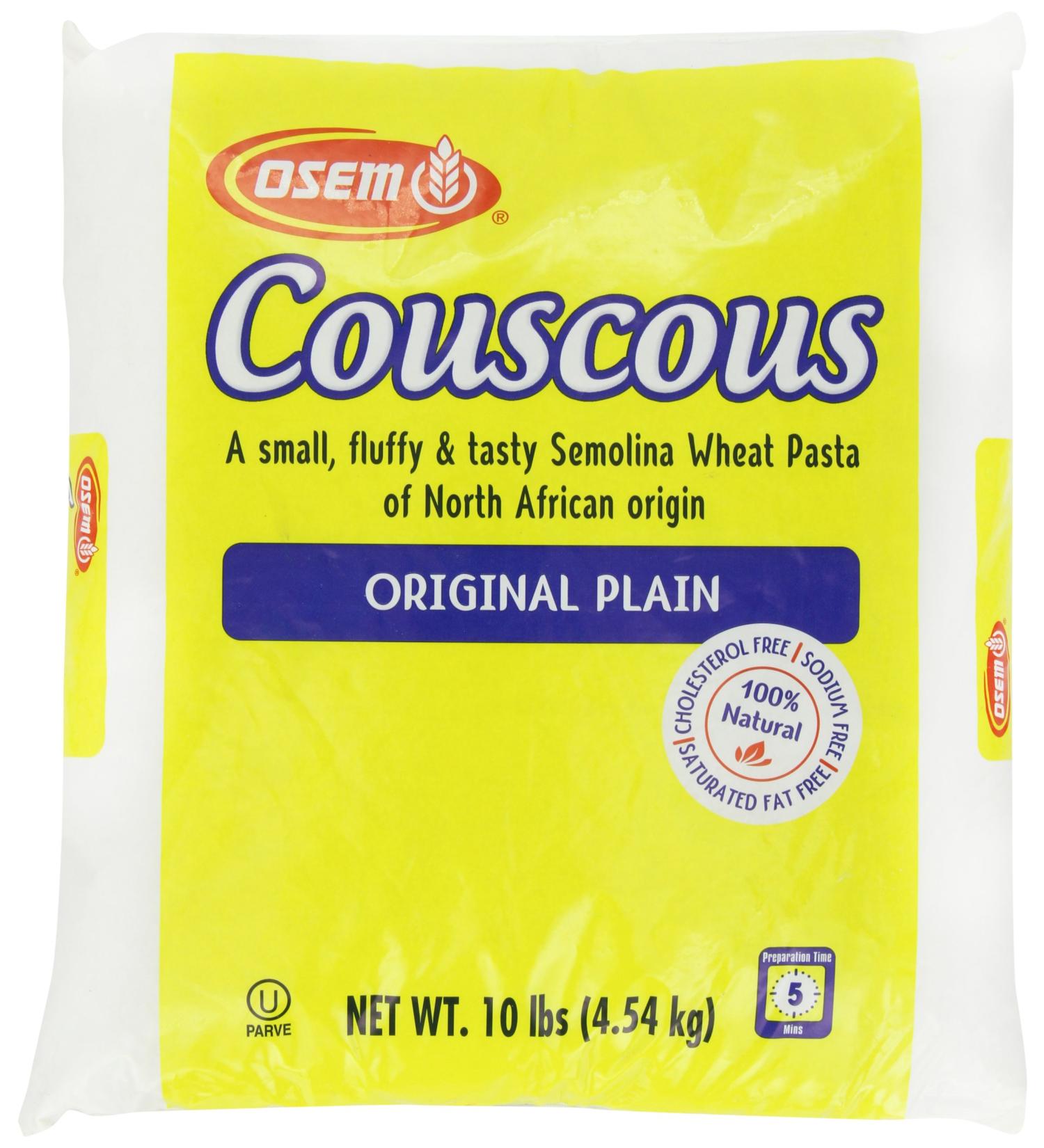 Osem Couscous Original Plain 10lb - Authentic Israeli Couscous for Delicious Meals - Buy Online on GoSupps.com