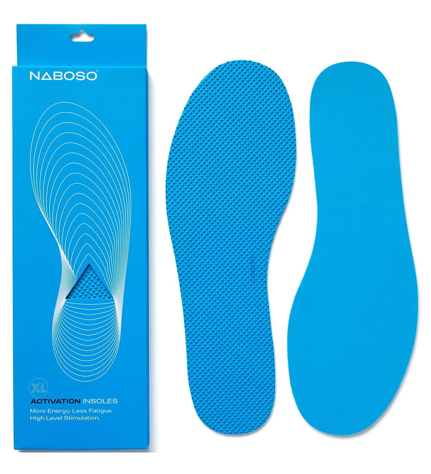 Naboso Activation Sensory Insole | Thin Textured Anti-Fatigue Shoe Inserts for Men and Women | Improve Posture, Balance, and Foot Strength | Medium Size - Buy Online on GoSupps.com