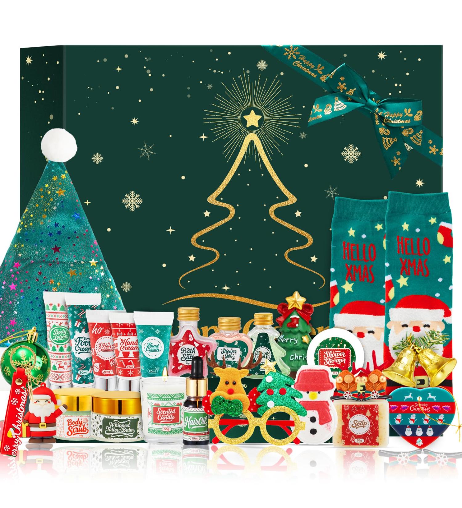 CADDISE Advent Calendar 2025 Skincare Gift Set for Women 24 Day Christmas Gifts Holiday Beauty Gift Box Spa Gift Basket for Mom & Teen Girls - Buy Online on GoSupps.com