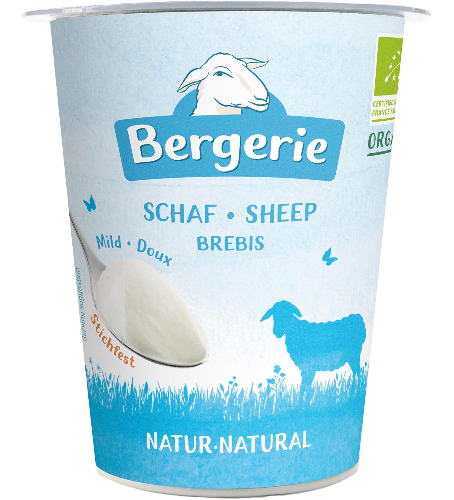 Bergerie Bio BERGERIE Sheep Yoghurt Natural (6 x 125 gr) 125 g (pack of 6)