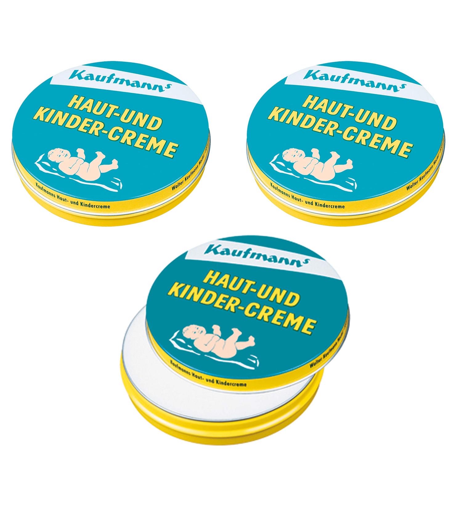 Kaufmanns Haut- und Kindercreme 30ml 3er Pack (3 x 30 ml)