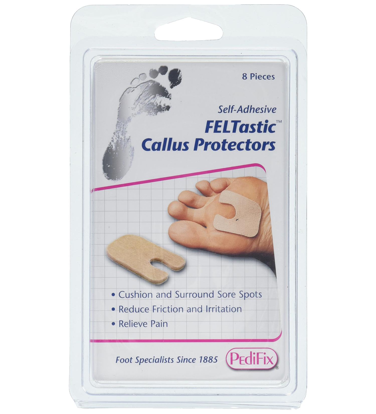 Pedifix Felt Callus Protectors 2 Pack 8 Count.