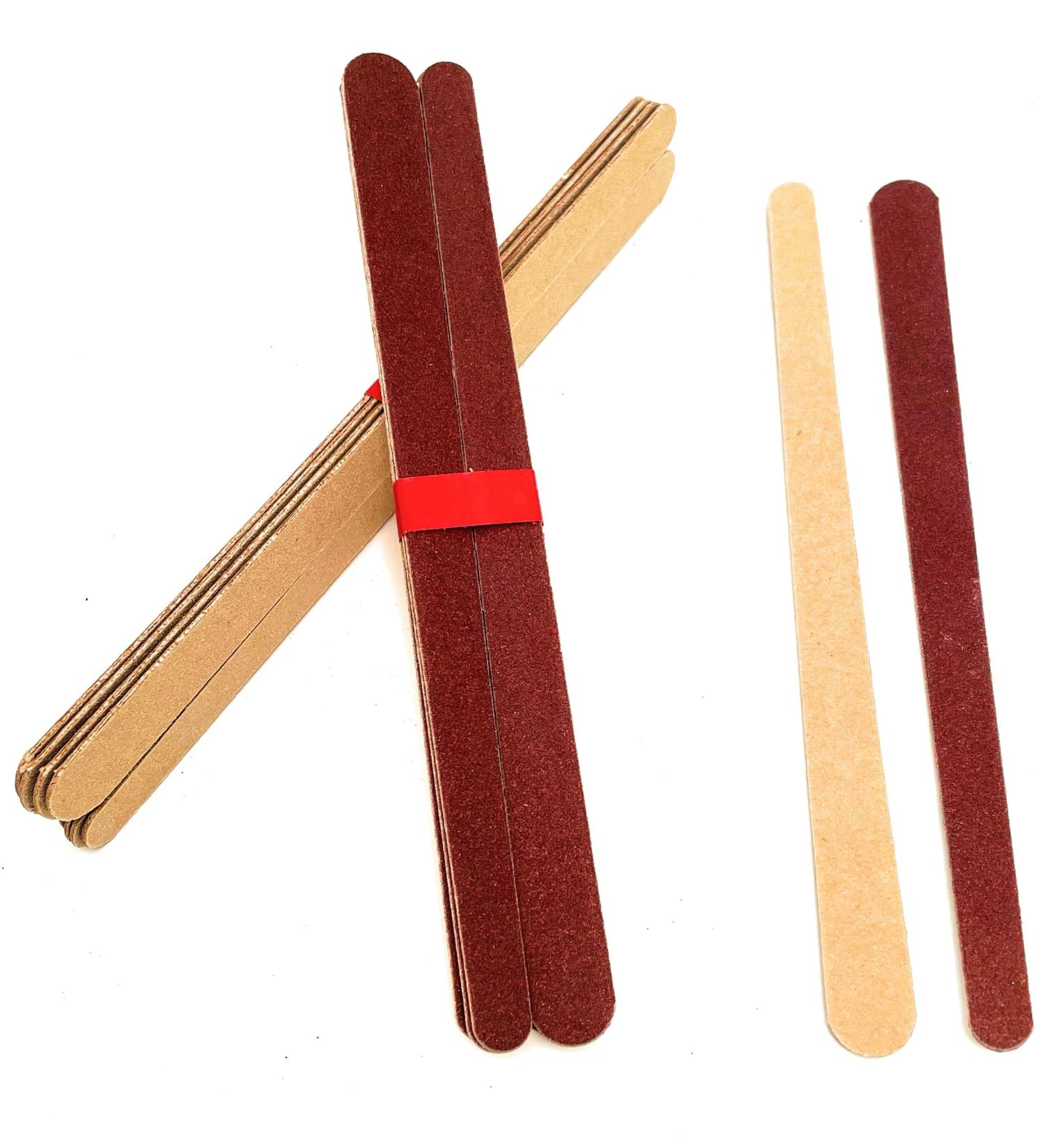 Nail File 40 PCS Emery Board File 17cm Long Professional Double Sided Manicure Nail File Tool Emery Board File 40 - Buy Online on GoSupps.com