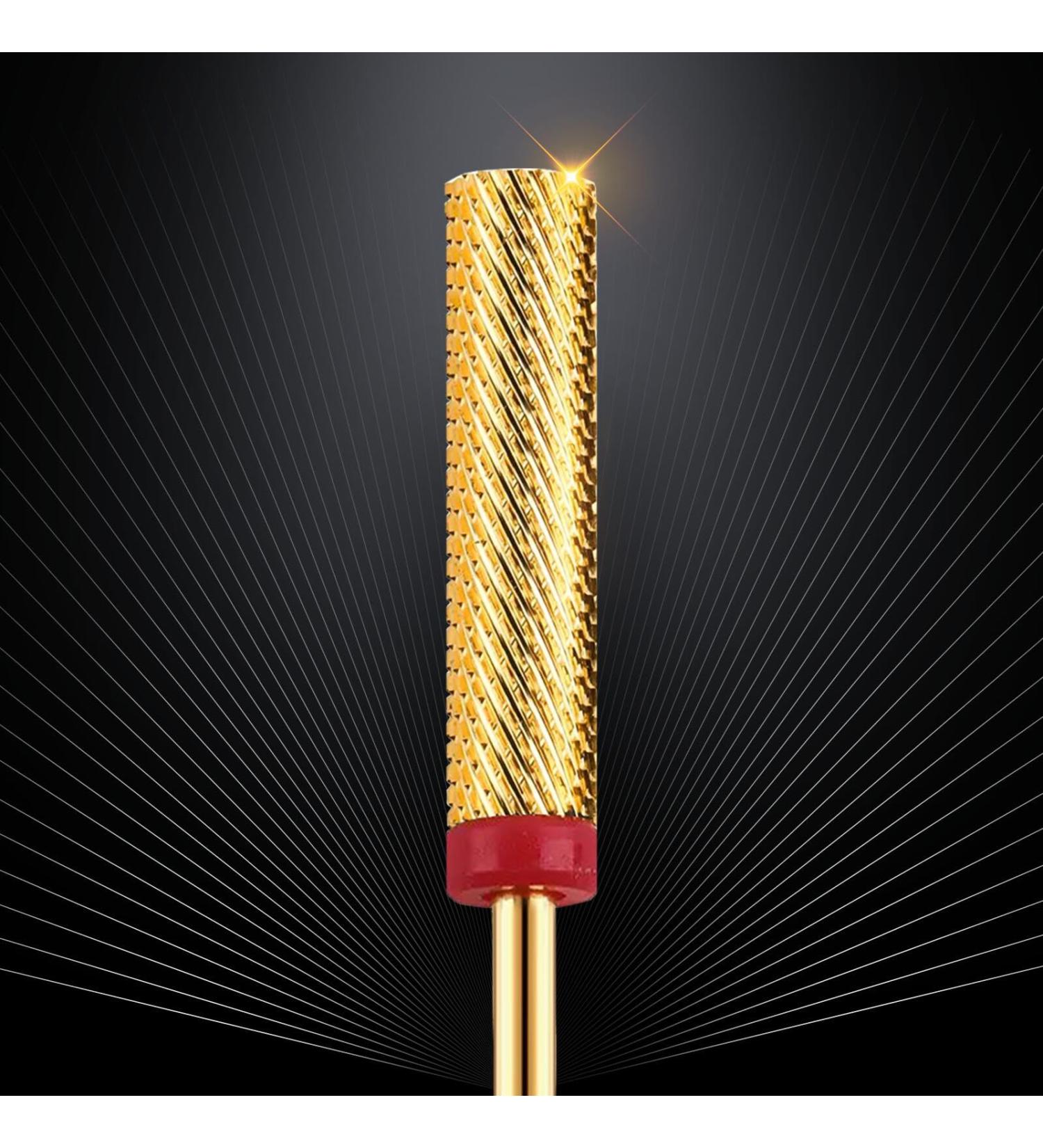CORFULRA Super Long Barrel Nail Drill Bit - Carbide Tungsten for Acrylic Nails | Professional Nail Tech Must-Have - Buy Online on GoSupps.com