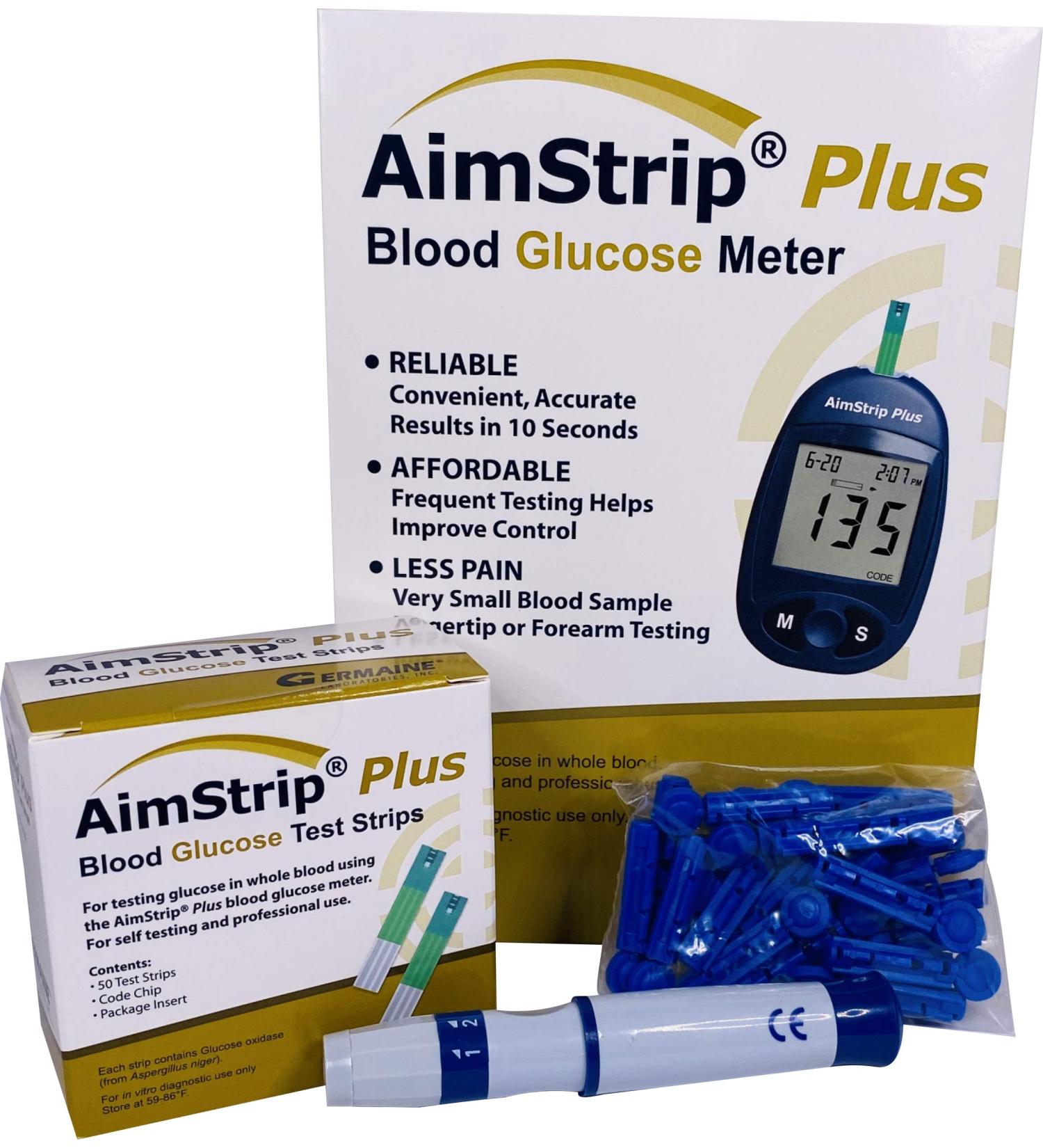 AimStrip 37355 Plus Blood Glucose Monitoring System