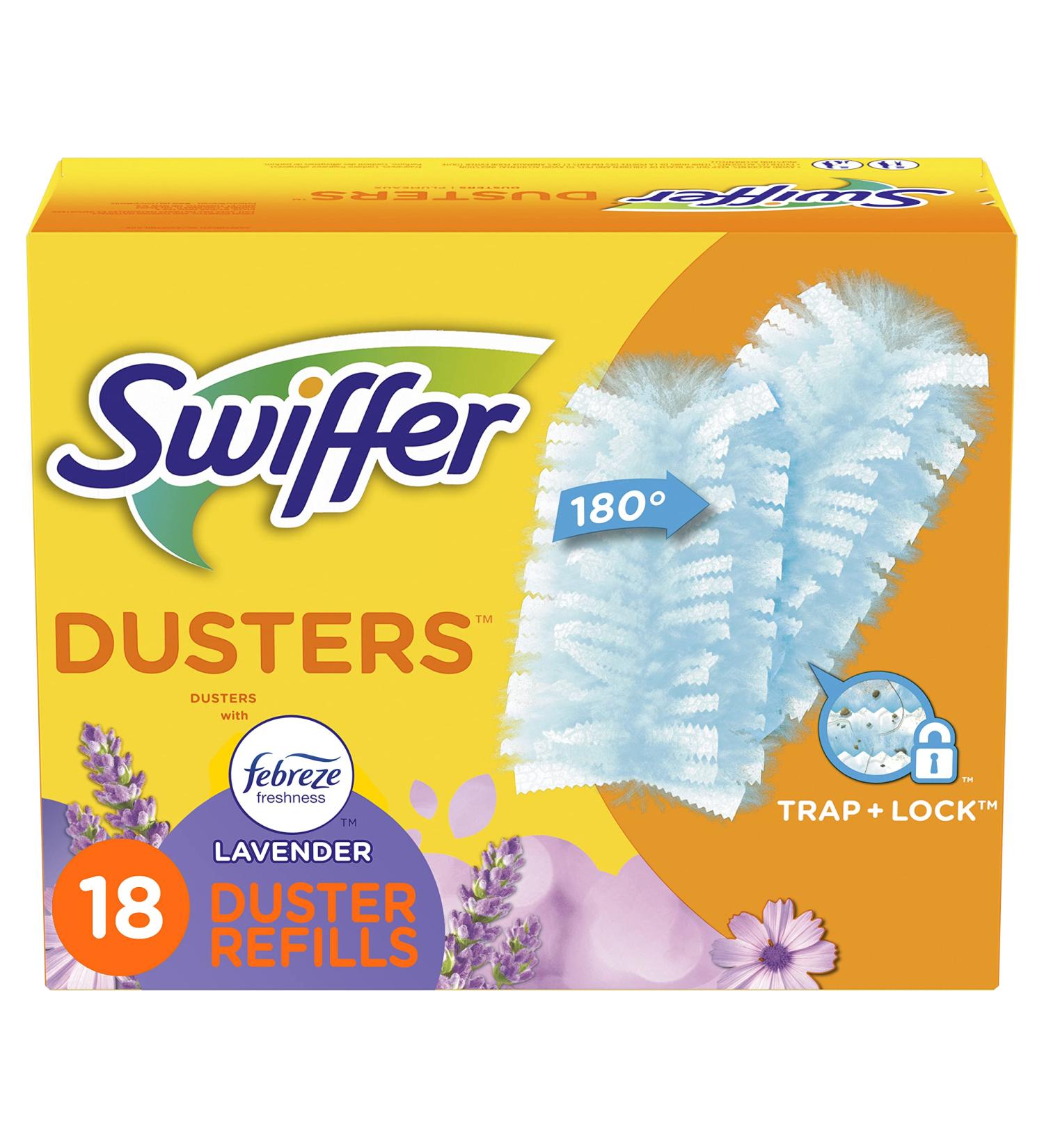 Swiffer Dusters Ceiling Fan Duster 18 Count Refills with Febreze Lavender - Pack of 1 - Buy Online on GoSupps.com