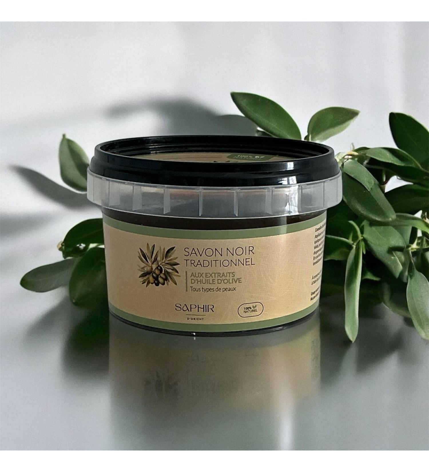  G n rique SAPHIR D'ORIENT Traditional Black Soap 100% Natural 200g Moroccan Scrub - Buy Online on GoSupps.com