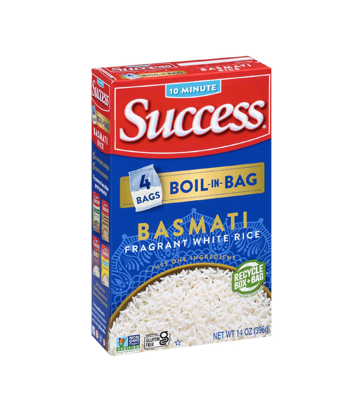 Success Basmati Rice Boil-in-Bag | Quick & Easy 14oz Rice Meal - Buy Online on GoSupps.com