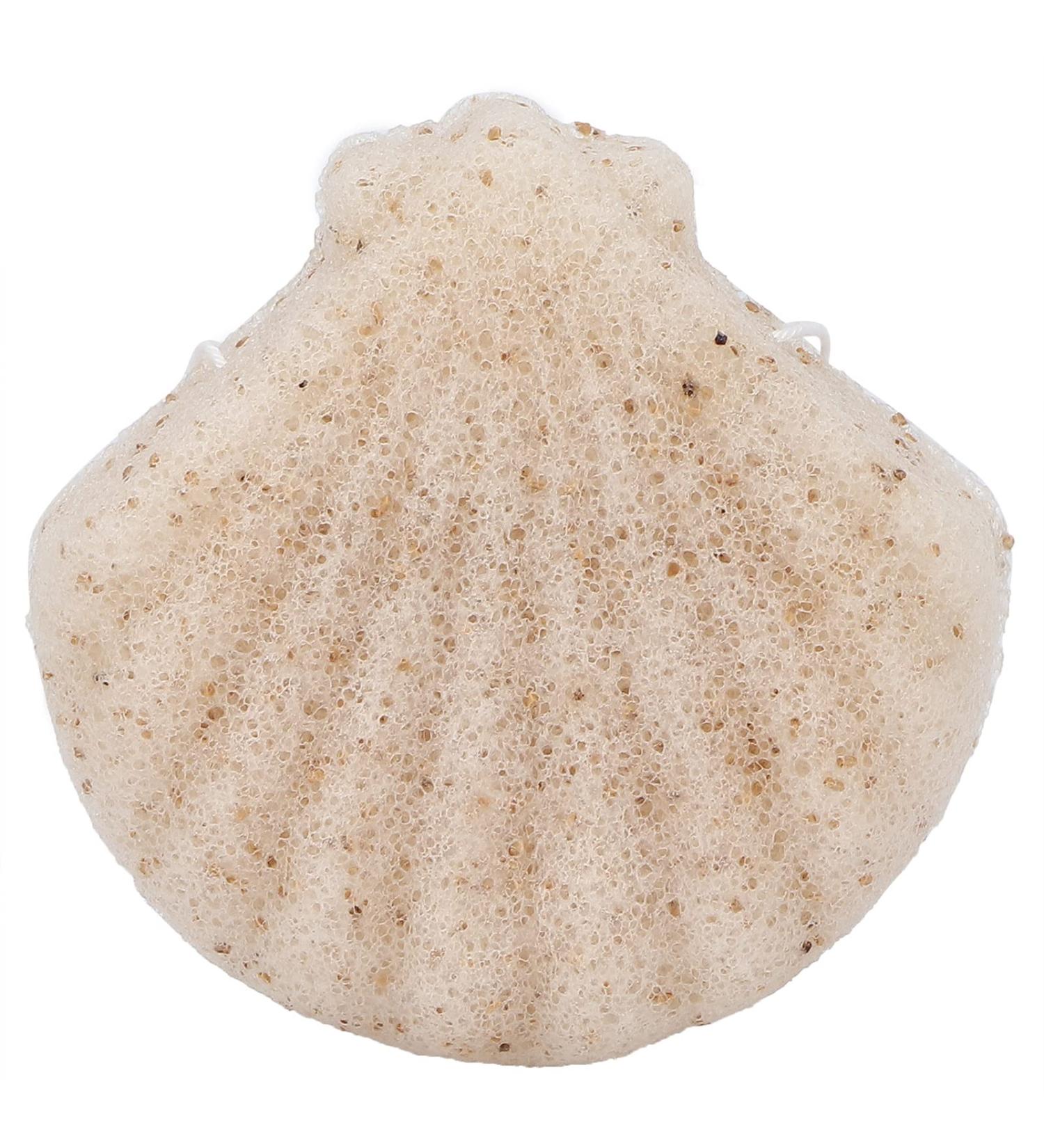 Verdant Touch Facial Sponge Exfoliating Facial Sponge Skin-Friendly Portable Face Cleansing Bath Puff (Shell Shape) - Buy Online on GoSupps.com
