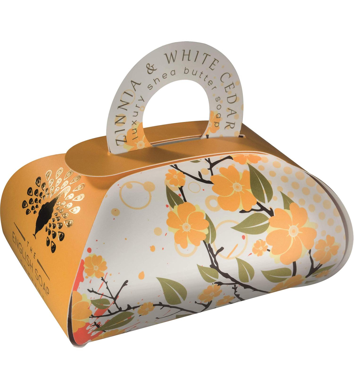 Buy English Soap Company Zinnia & White Cedar Bath Soap Gift Bag - 260g | International Shipping Available - Buy Online on GoSupps.com