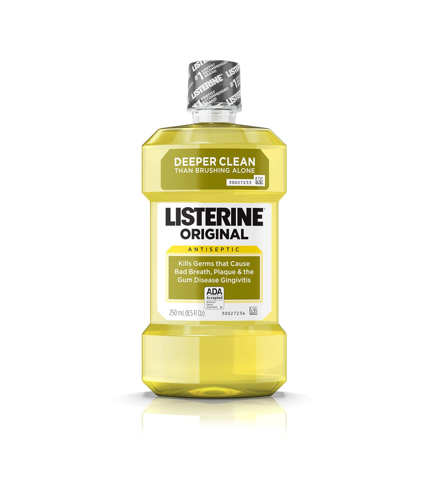 Listerine Antiseptic Adult Mouthwash - Original 250 ML (Pack of 12) - Buy Online on GoSupps.com