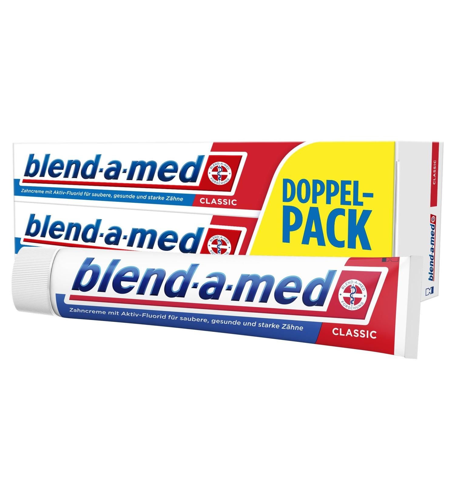 Buy Blend-a-med Classic Toothpaste Duopack 75ml - Whitening Fresh Breath International Shipping Available - Buy Online on GoSupps.com