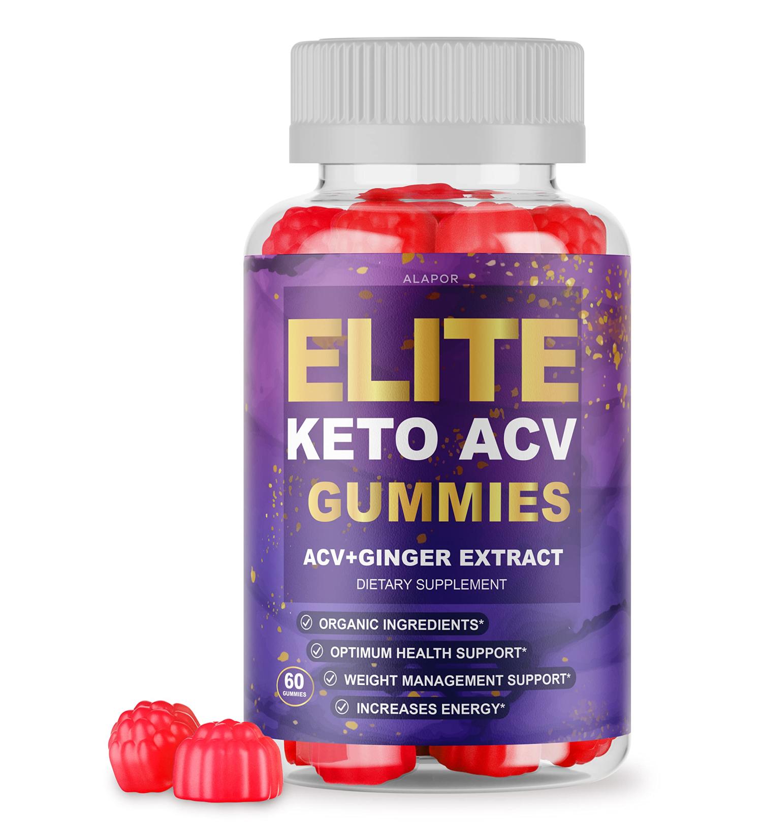 Elite Keto ACV Gummies - Advanced Weight Loss Formula | Elite Keto Plus | Tank EliteKeto - 60 Gummies - Buy Online on GoSupps.com