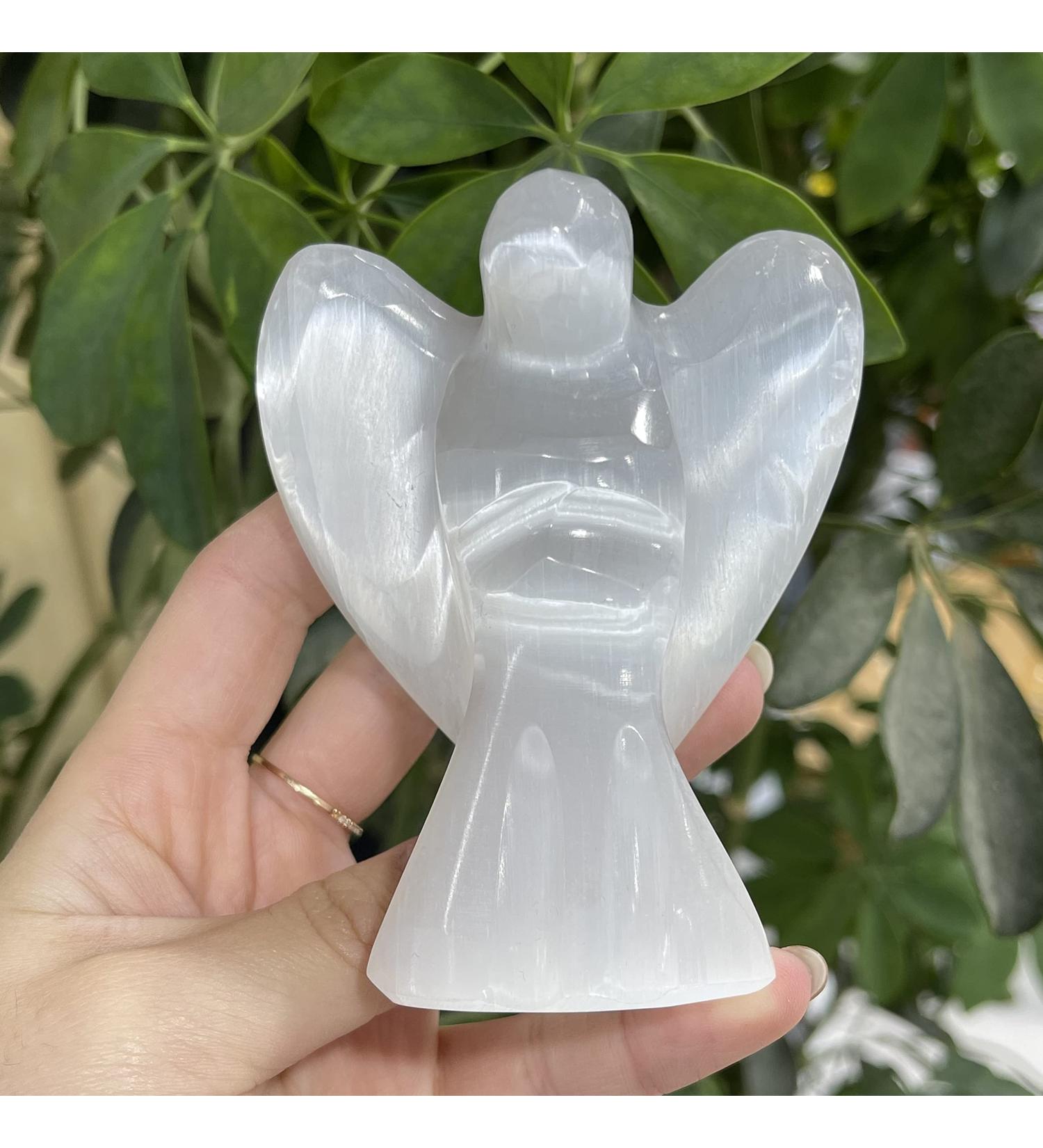 Natural White Selenite Gypsum Angel Quartz Rough Minerals SpecimenHome Decor Can be Used for (Size : 8cm) HOMEZHOU (Size : 8cm) - Buy Online on GoSupps.com