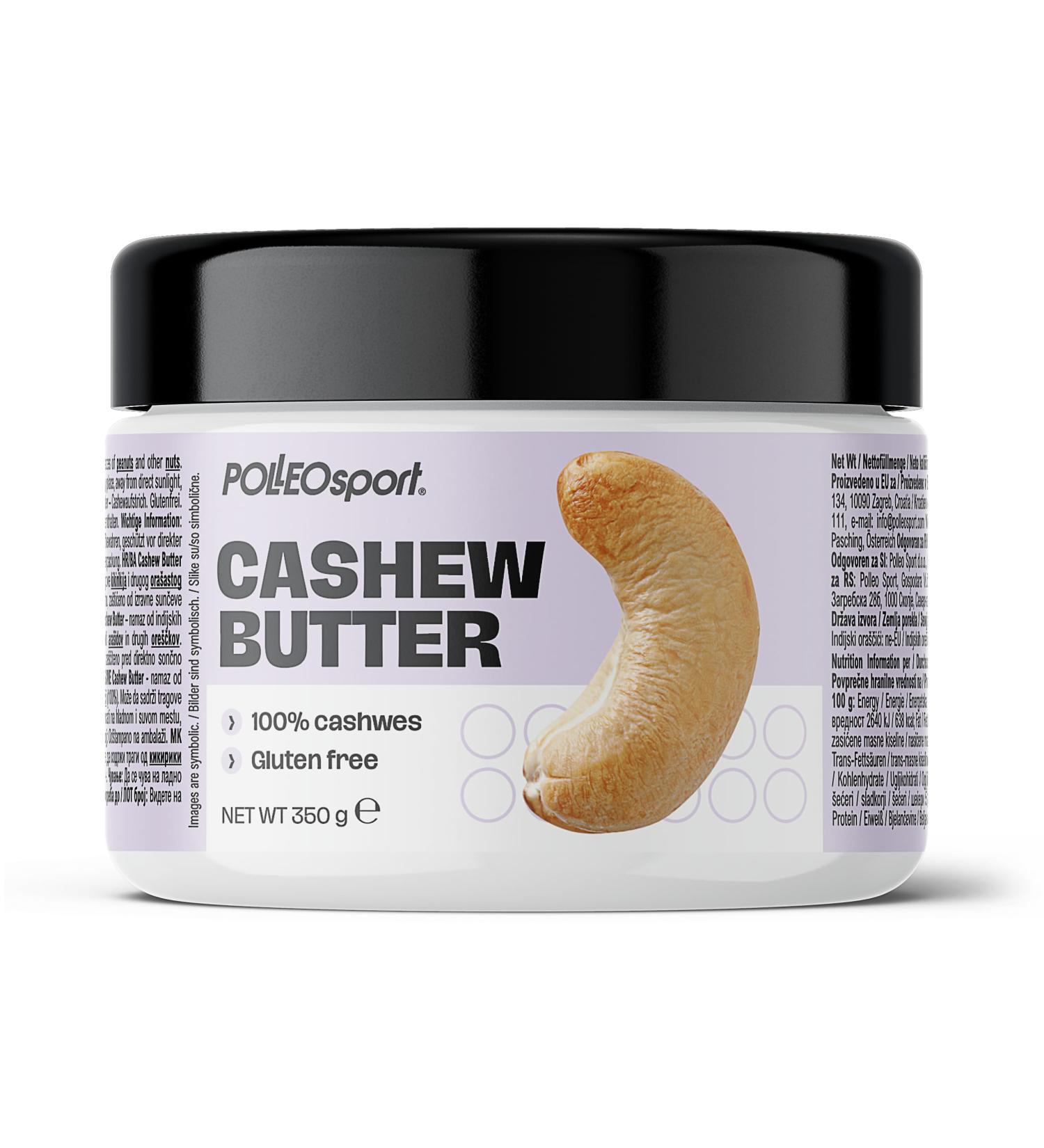 Buy Pollo Sport Cashew Butter 350g - Premium Quality International Shipping | Nutritious & Delicious - Buy Online on GoSupps.com