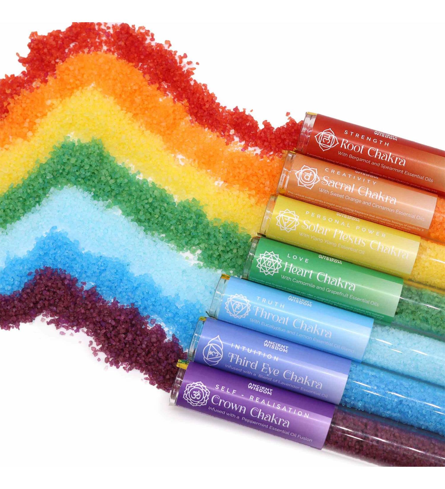 Chakra Bath Salt - Gift Pack of 7 - Buy Online on GoSupps.com