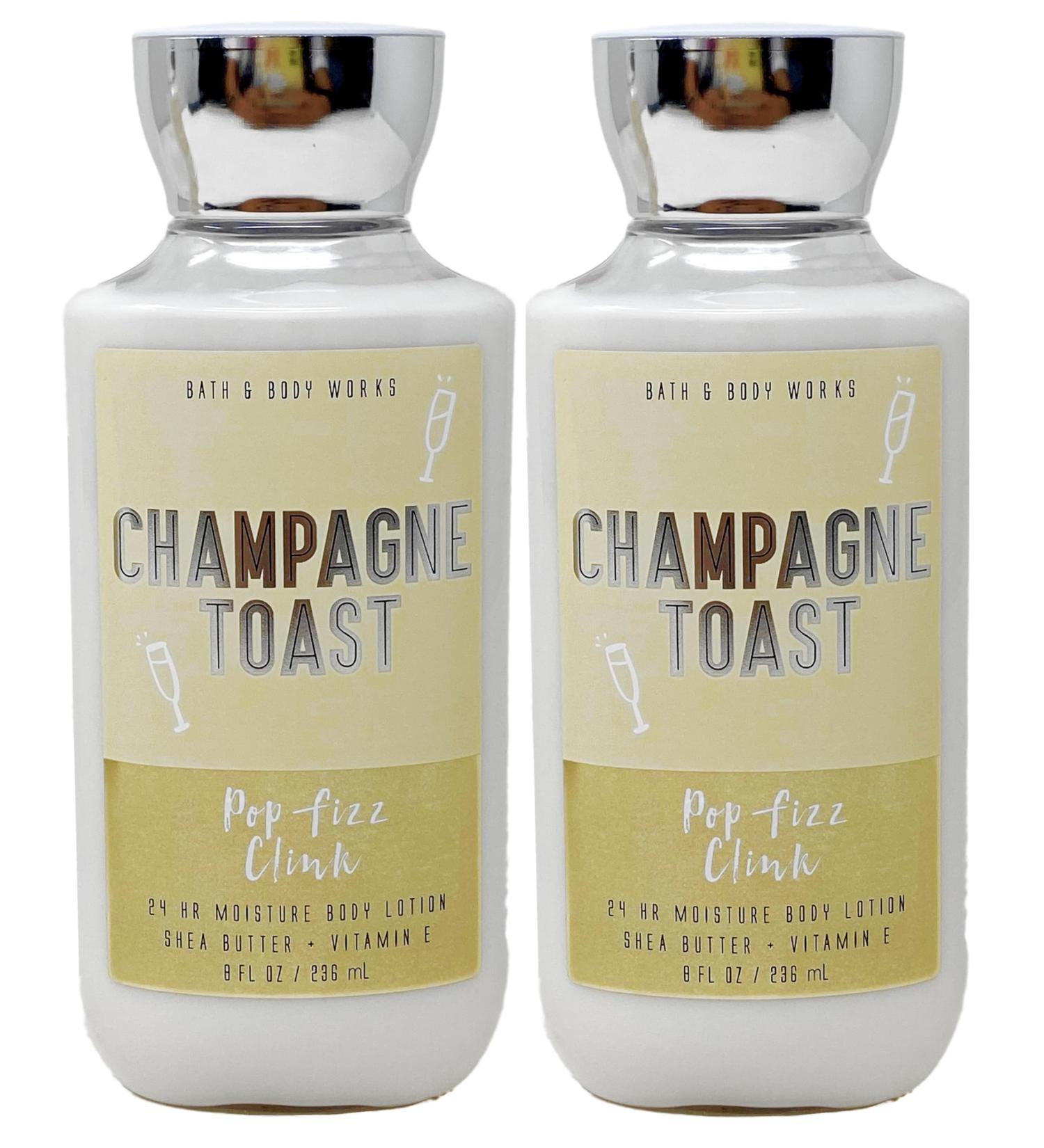 Bath & Body Works Champagne Toast - Pack of 2-24 Moisture Body Lotion