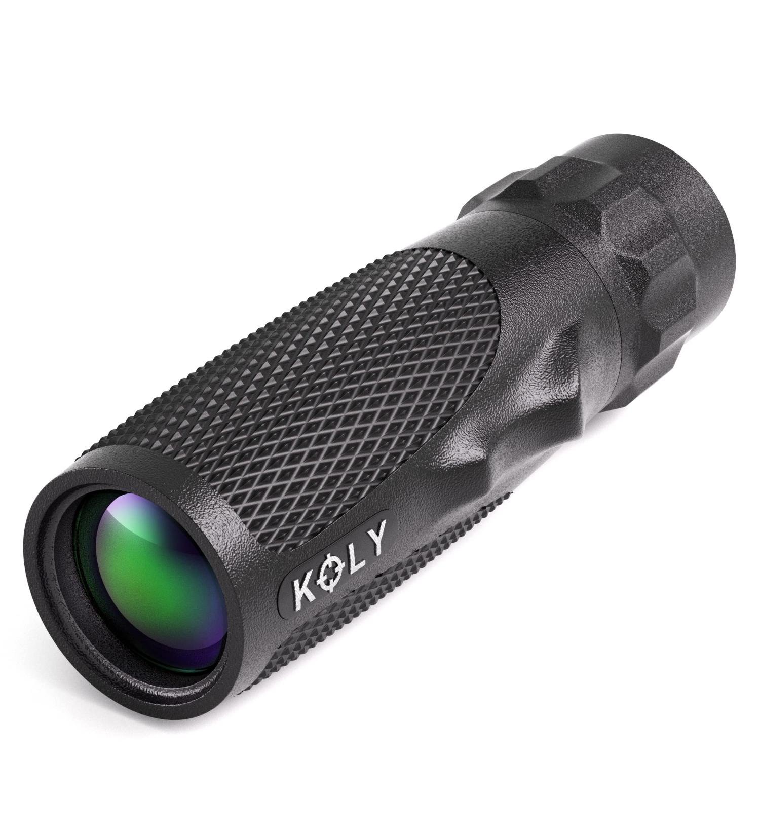 Koly BAK-4 Prism 10X25 Monocular | Compact Weather Resistant Scope for Bird Watching, Hiking, Hunting, Archery | 10X Magnification | Black - Buy Online on GoSupps.com