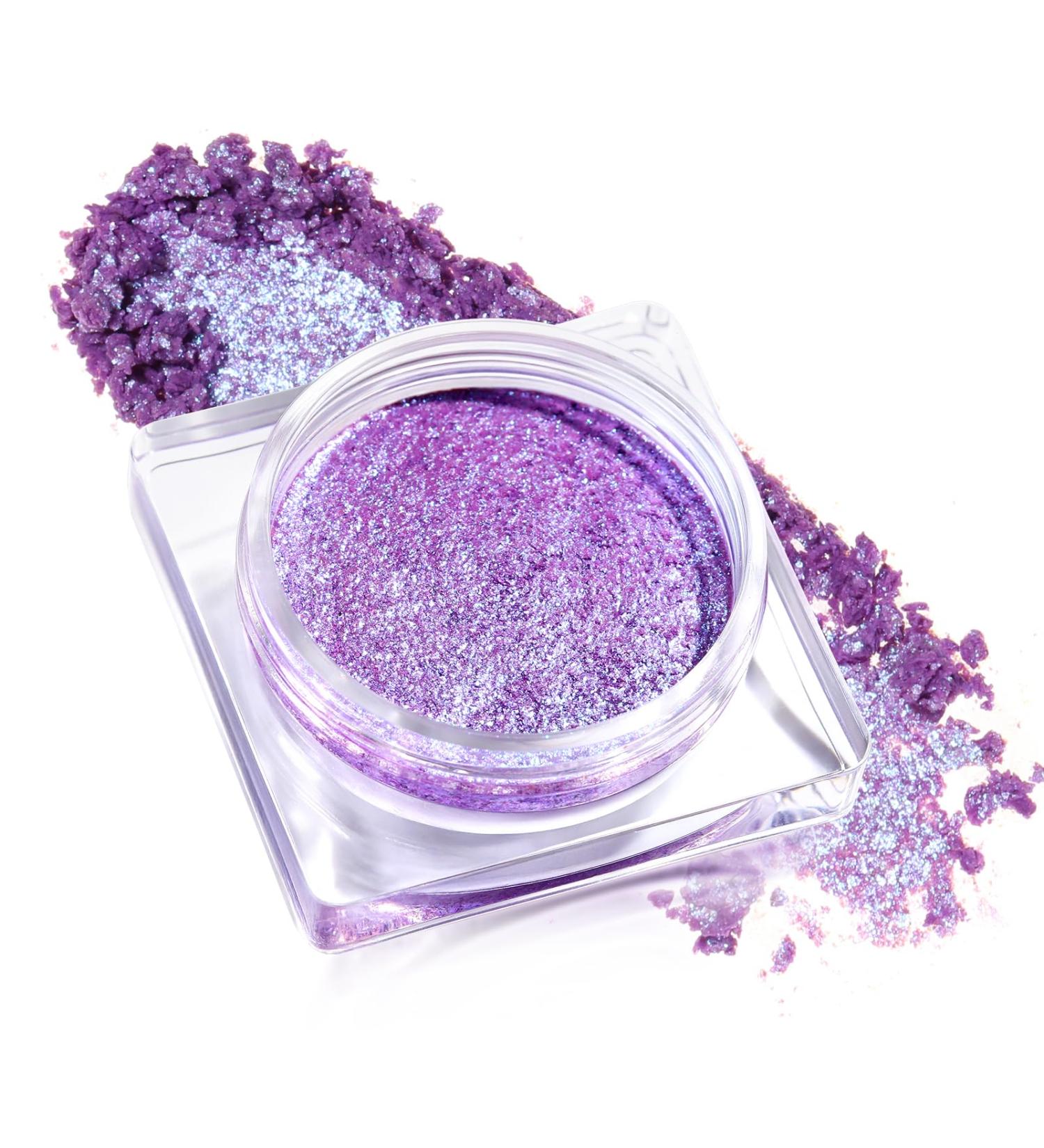 Single Cream Palette de fards paupi res chatoyants violet m tallis haute pigmentation longue dur e pour le maquillage des yeux avec un minimum de chute et une texture miscible mini - Buy Online on GoSupps.com