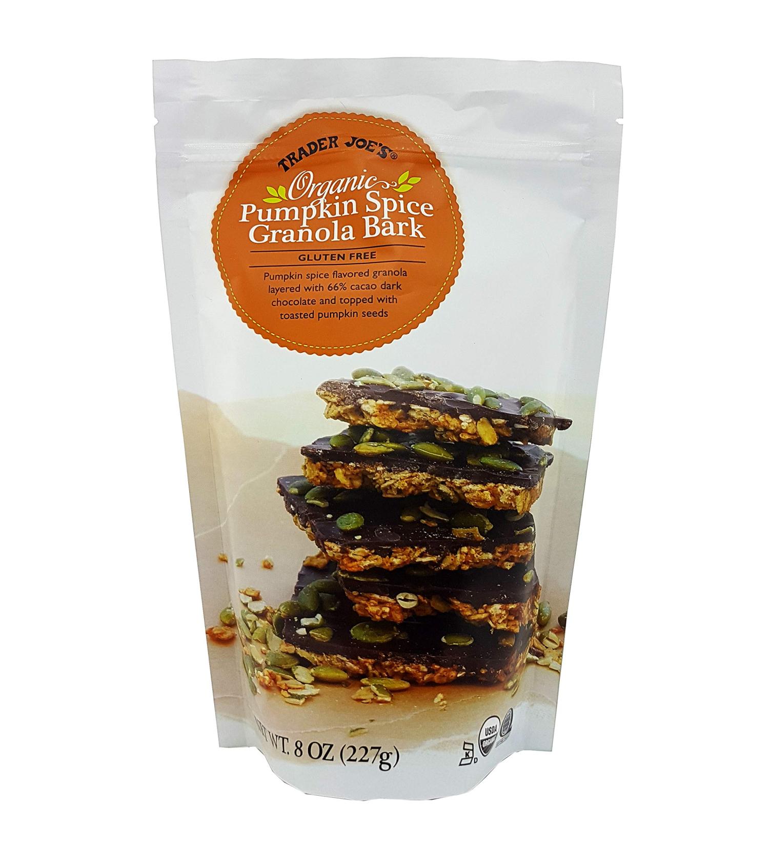 Trader Joe's Organic Pumpkin Spice Granola Bark 8 Oz | Gluten-Free - Buy Online on GoSupps.com