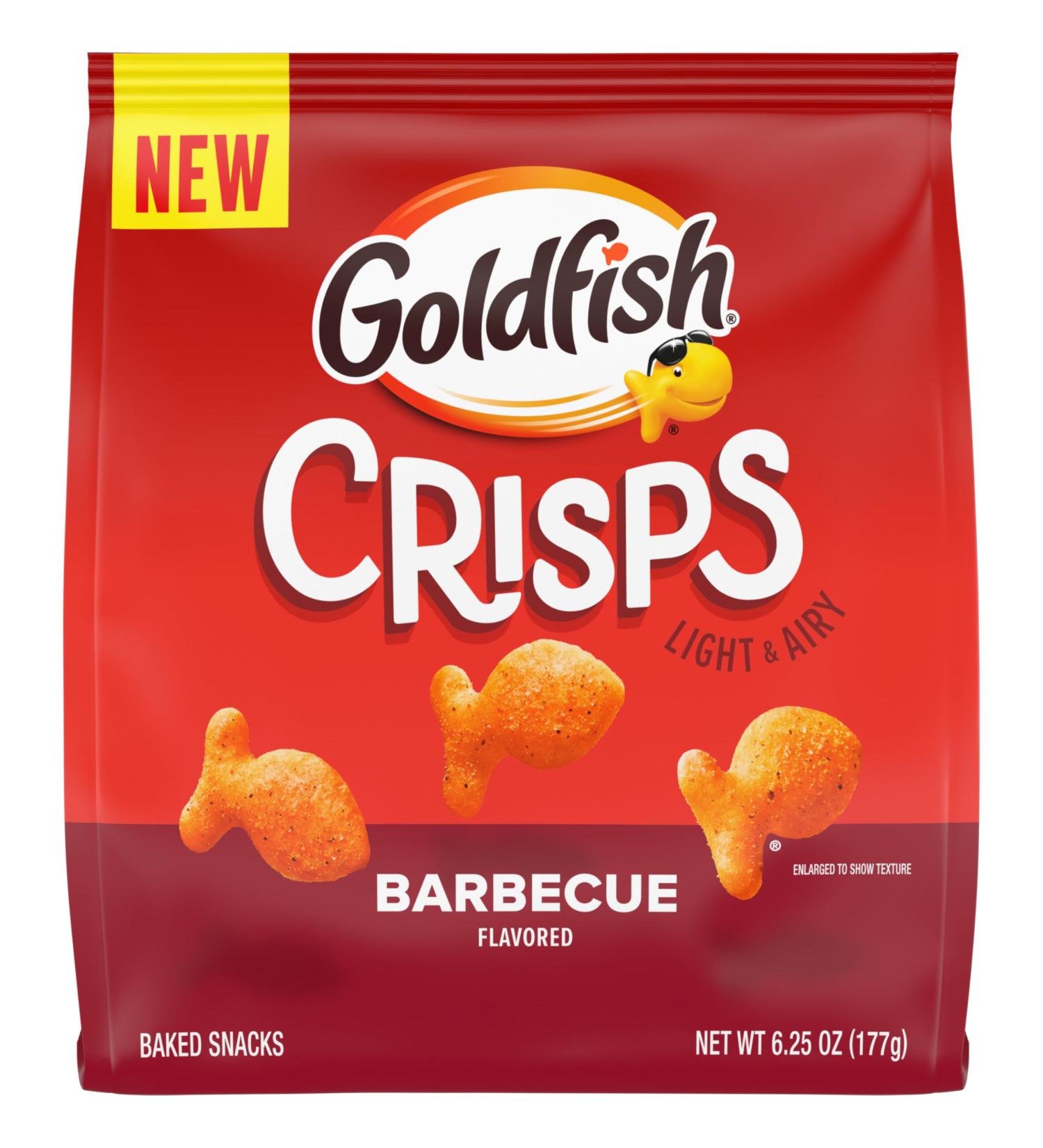 Goldfish Crisps Crackers aux frites au four aromatis s au barbecue sac de 177 2 g - Buy Online on GoSupps.com