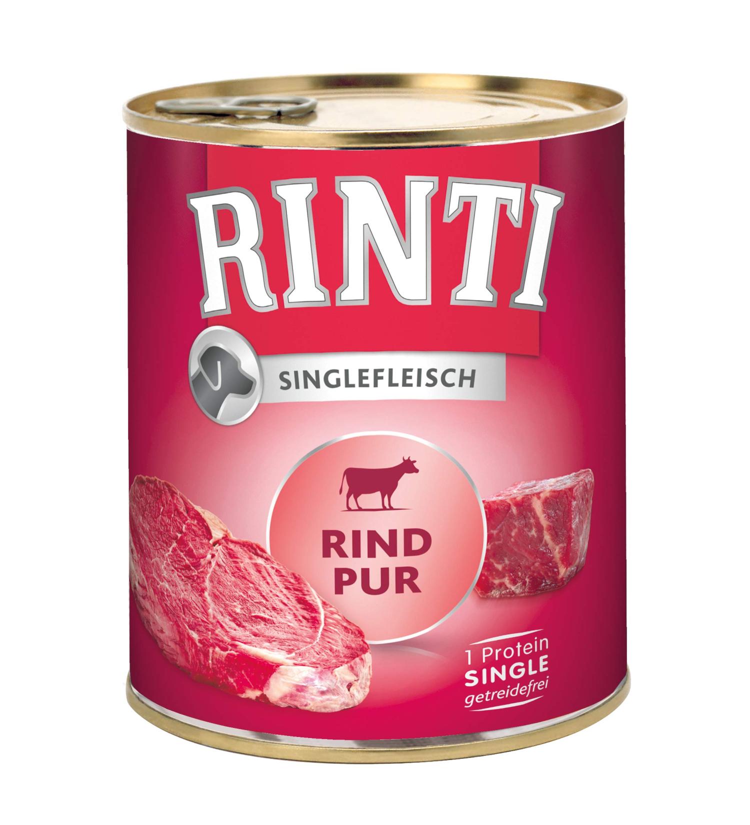 Rinti single -meat beef pure 6 x 800 g