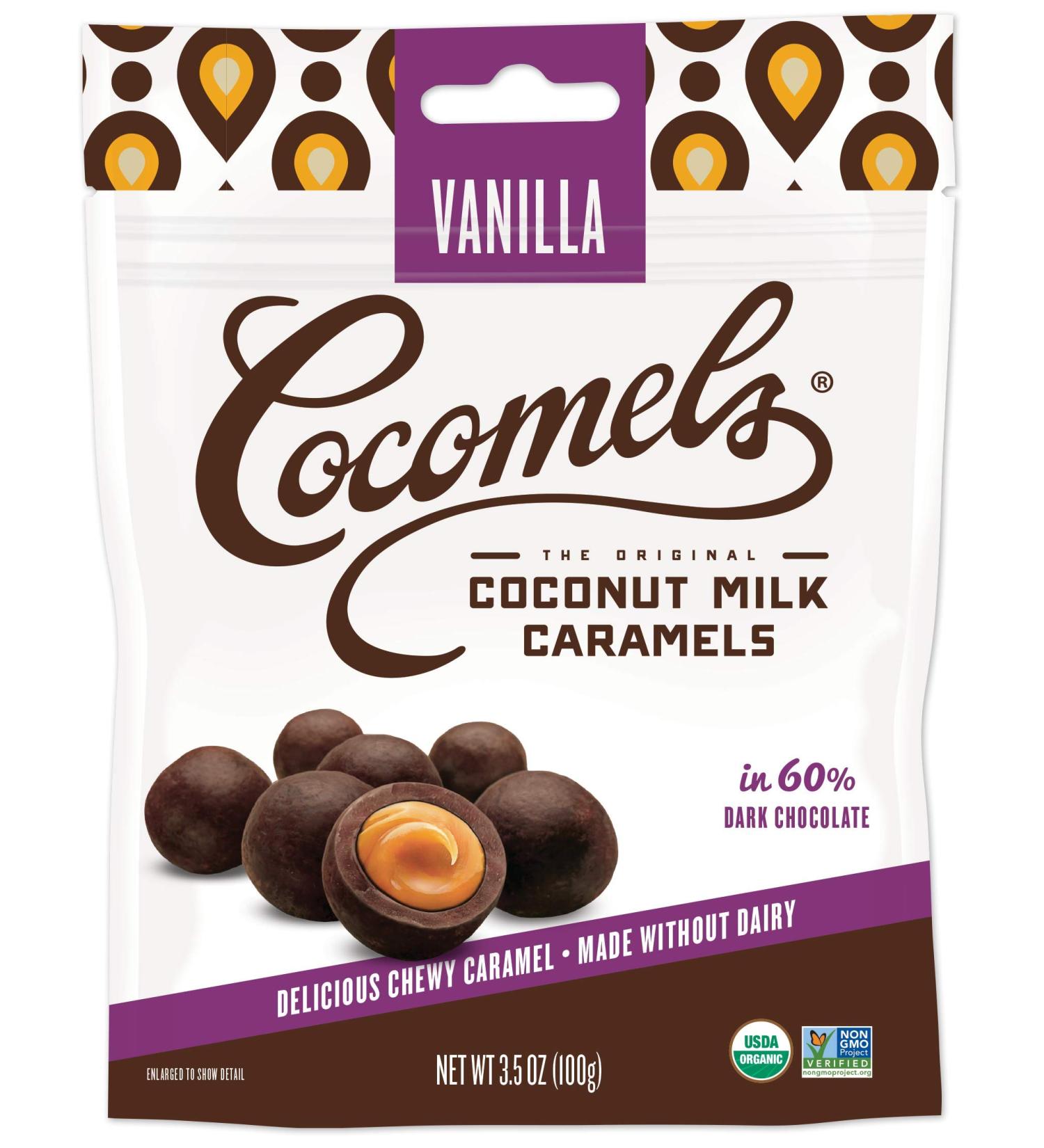 Cocomels Coconut Milk Caramels - Madagascar Vanilla Bites 3.5 oz | Dairy-Free Treats - Buy Online on GoSupps.com