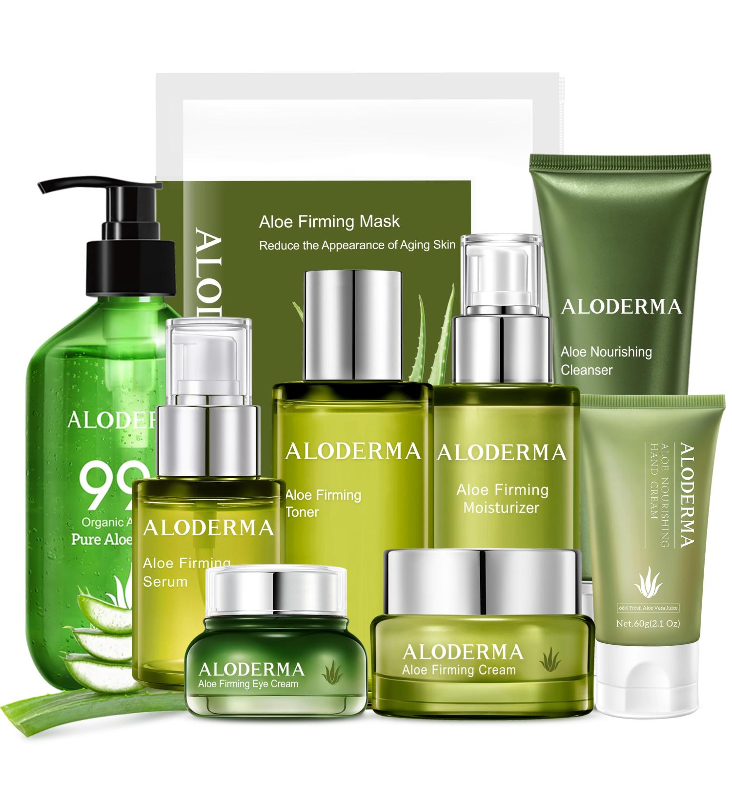 Aloderma Ultimate Aloe Firming & Rejuvenating Set 9-Piece Set - Buy Online on GoSupps.com