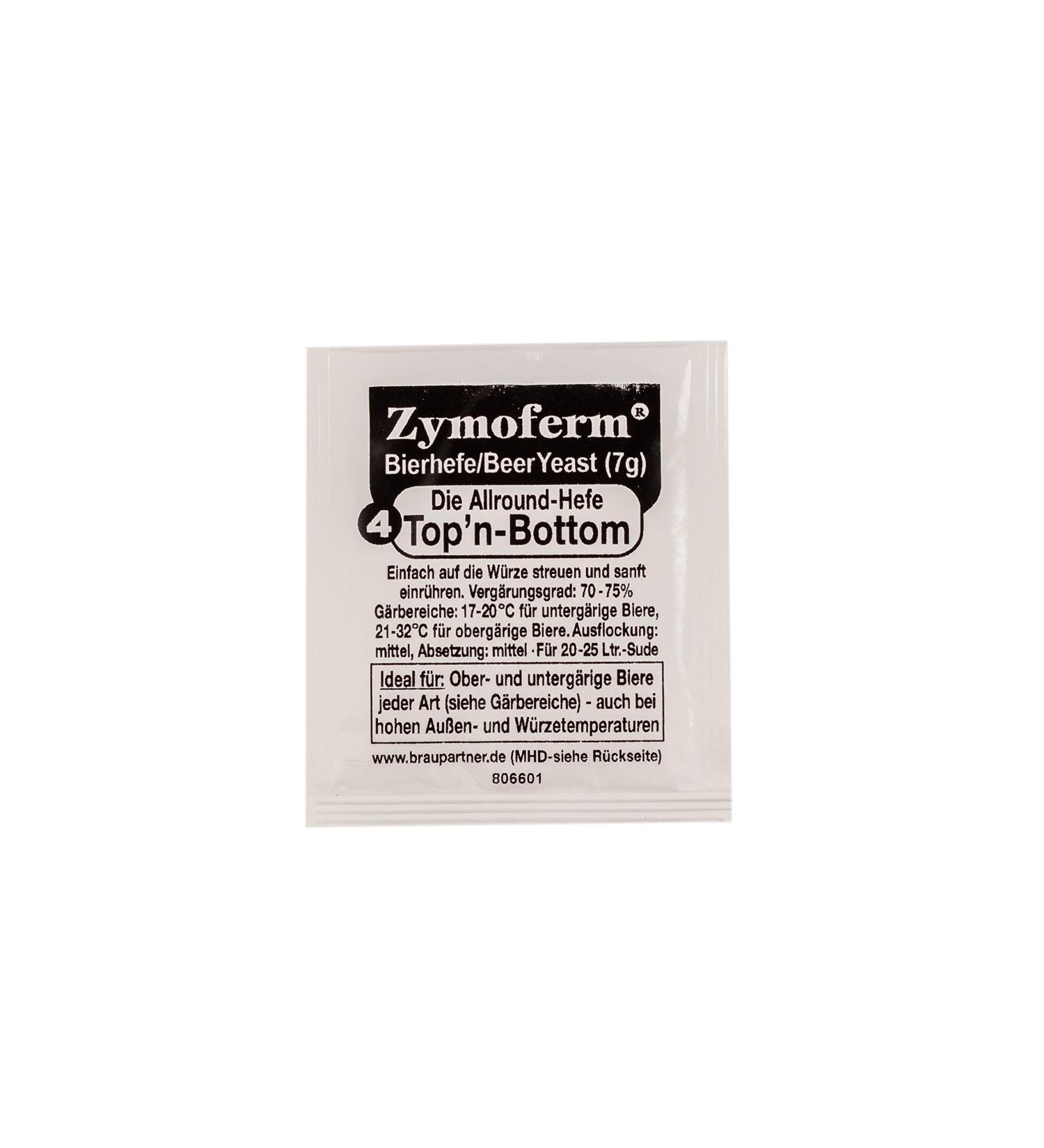 Zymoferm TOP'N BOTTOM dry yeast ug/og | Special yeast for top-fermented and bottom-fermented beer styles | Brewing yeast for brewing beer