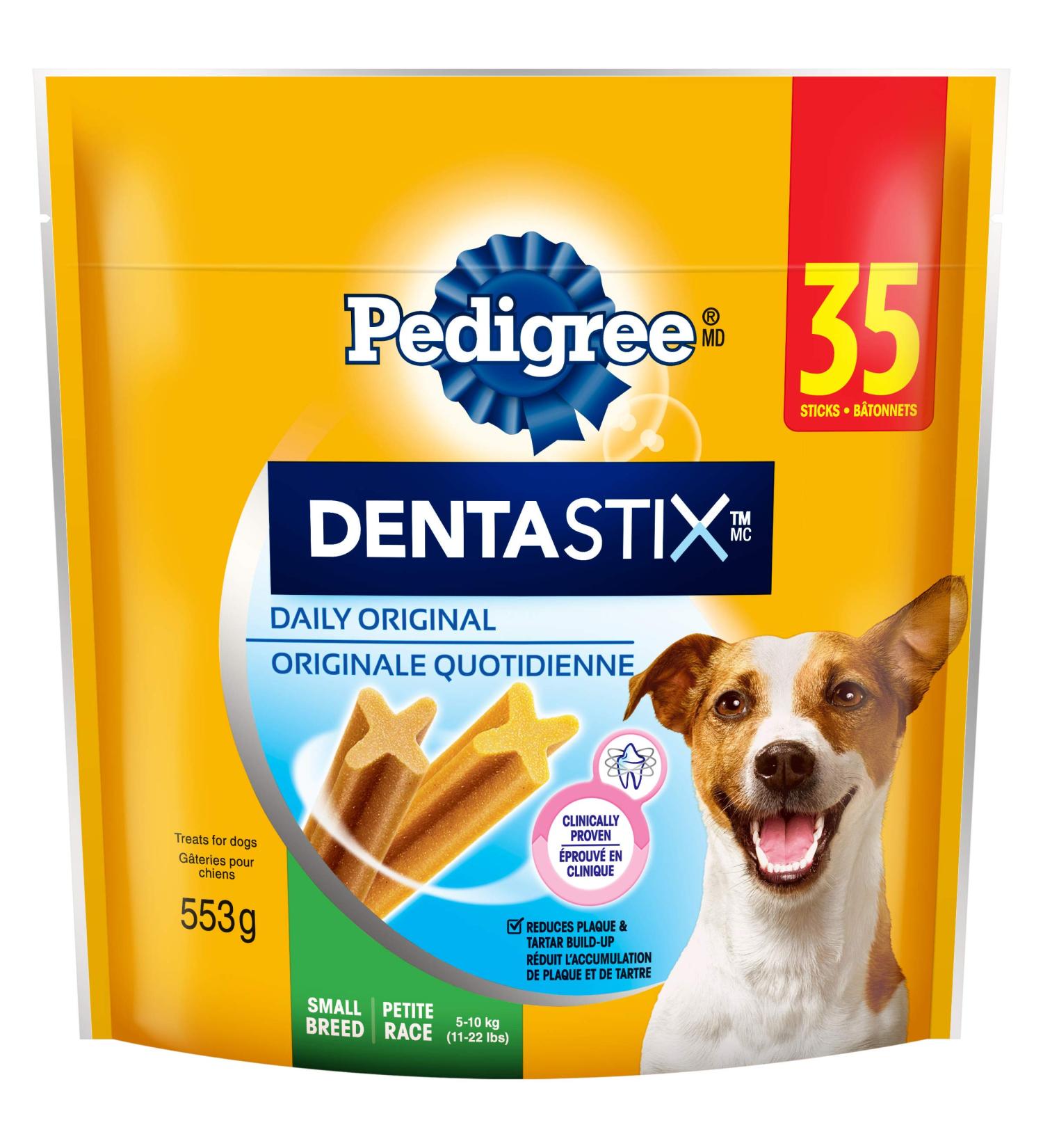 PEDIGREE DENTASTIX Oral Care Adult Dog Treats for Small Dogs - Original 35 Sticks Original 35 count (Pack of 1) Dog Treats - Buy Online on GoSupps.com
