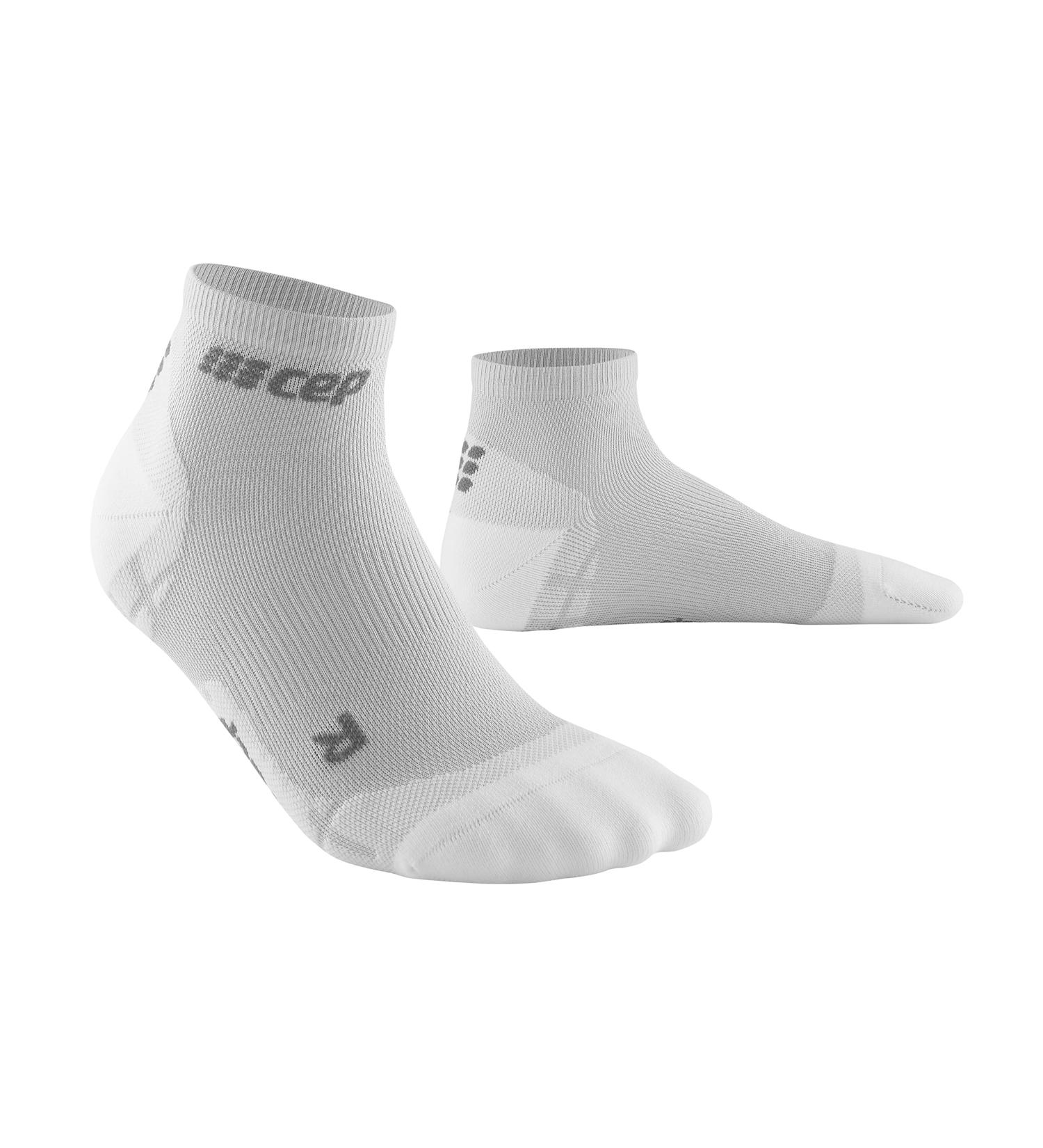 CEP Ultralight Compression Low Cut Socks for Women | Short Sports Socks in Carbon White | Size IV | Lightweight Comfort & Support - Buy Online on GoSupps.com