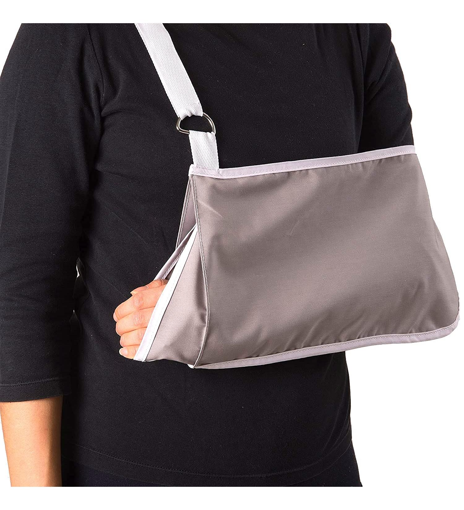 DMI Arm Sling with Shoulder & Elbow Support - Adjustable, Right or Left Side, Adult Size - Buy Online on GoSupps.com