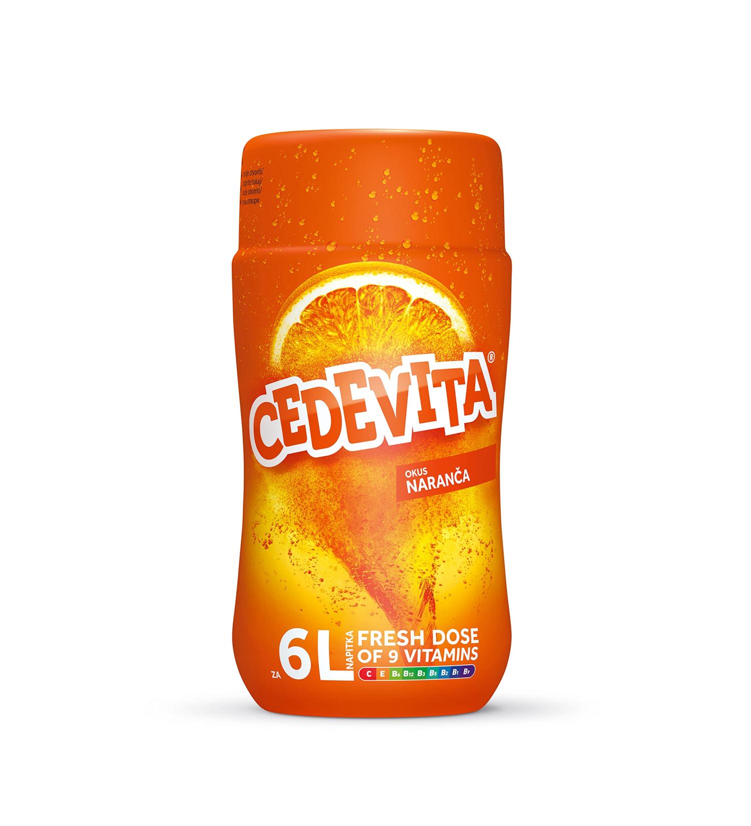 Cedevita Instant 9 Vitamines Drink En Granul s 500 g (Pour 6 5 Litres De Boisson) Orange Orange 500 Gramme - Buy Online on GoSupps.com