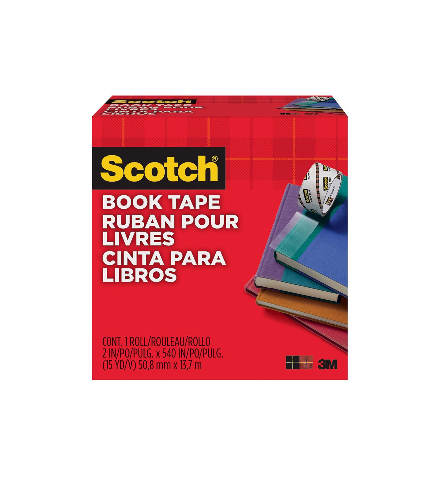 Scotch Book Tape  2 in x 540 in  Excellent for Repairing  Reinforcing Protecting  and Covering (845) - Buy Online on GoSupps.com