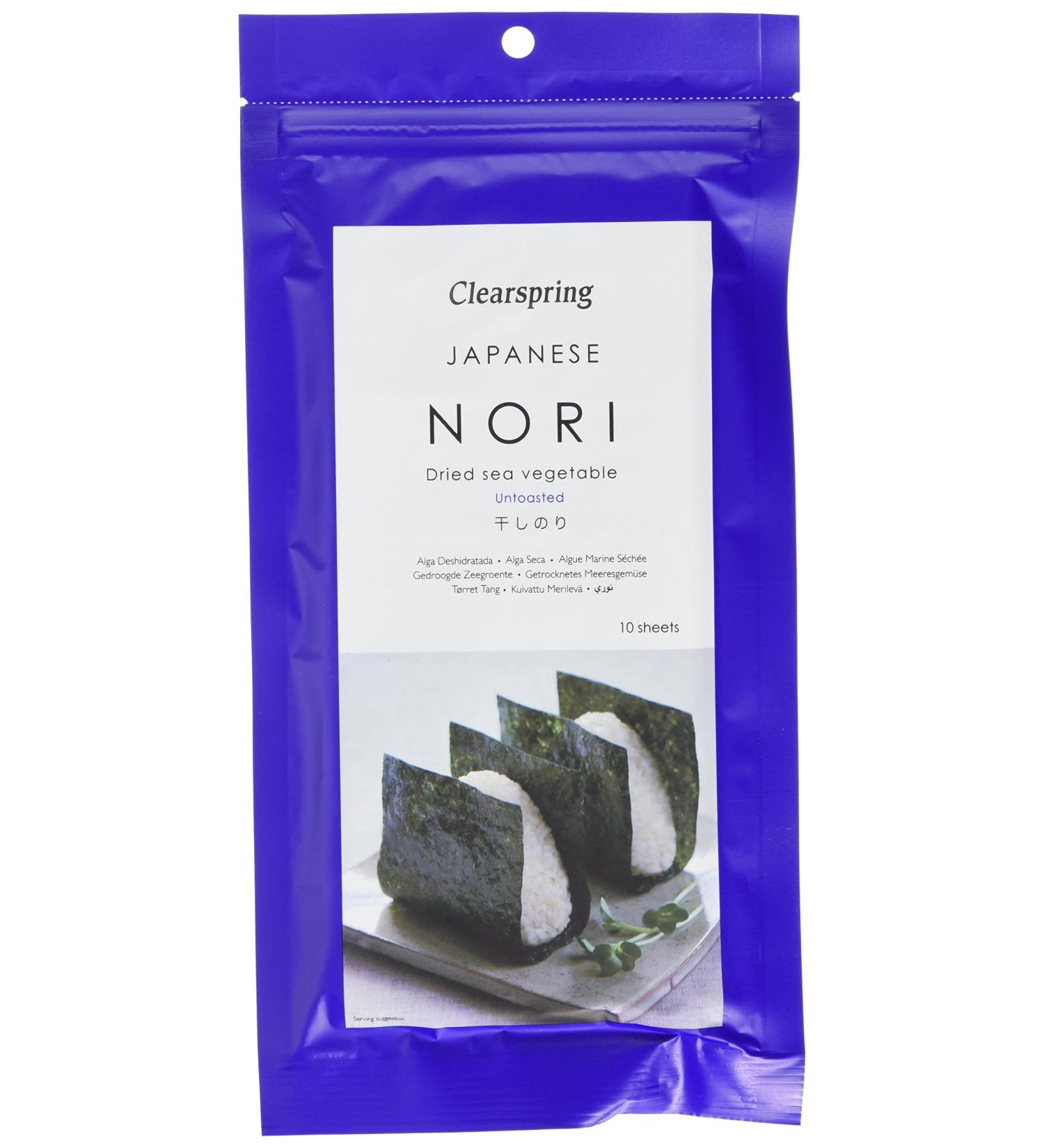 Clearspring Nori Sheets 25 g - Buy Online on GoSupps.com