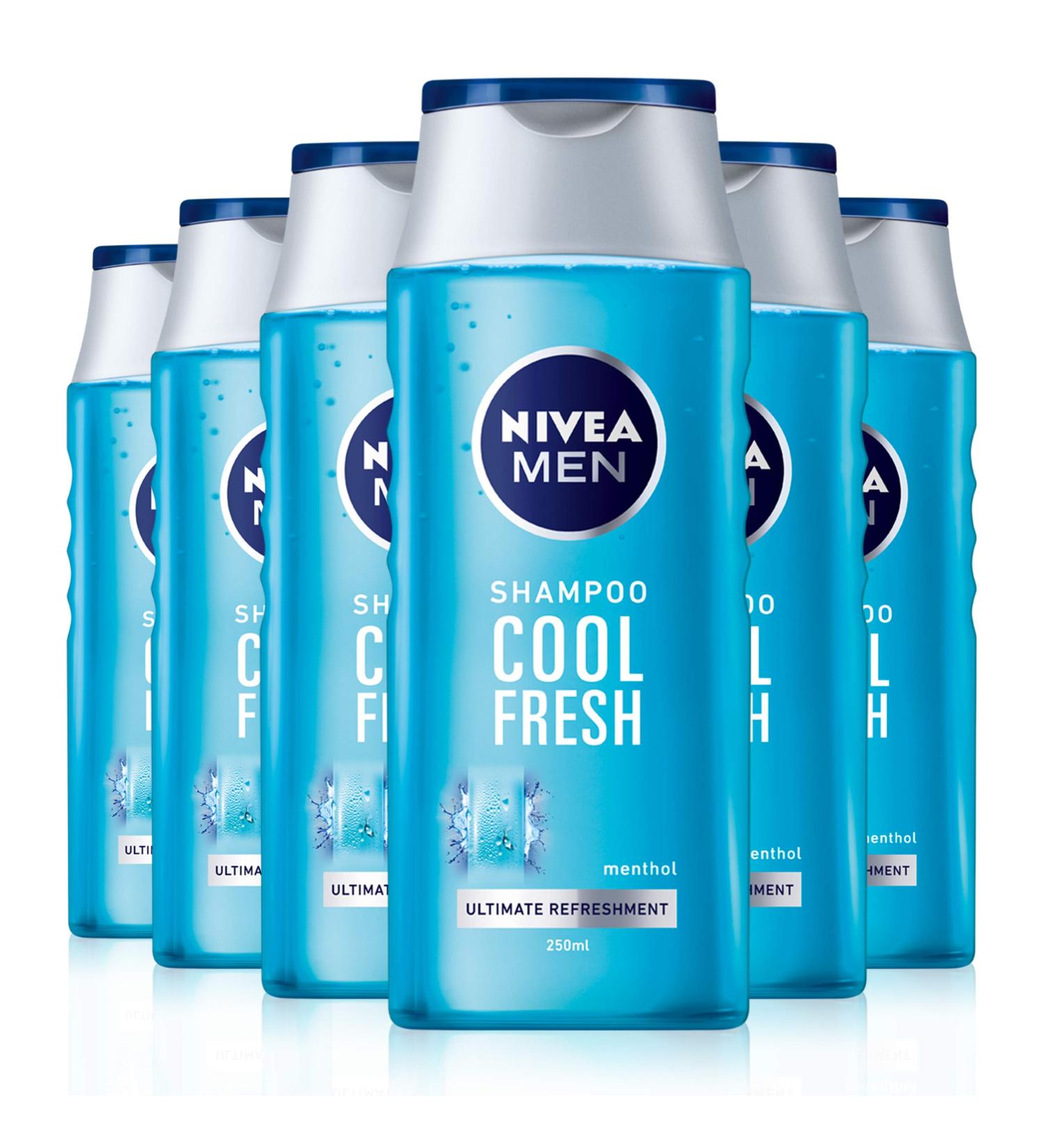 NIVEA MEN Nivea Men Cool Fresh Shampoo 250 ml Pack of 6