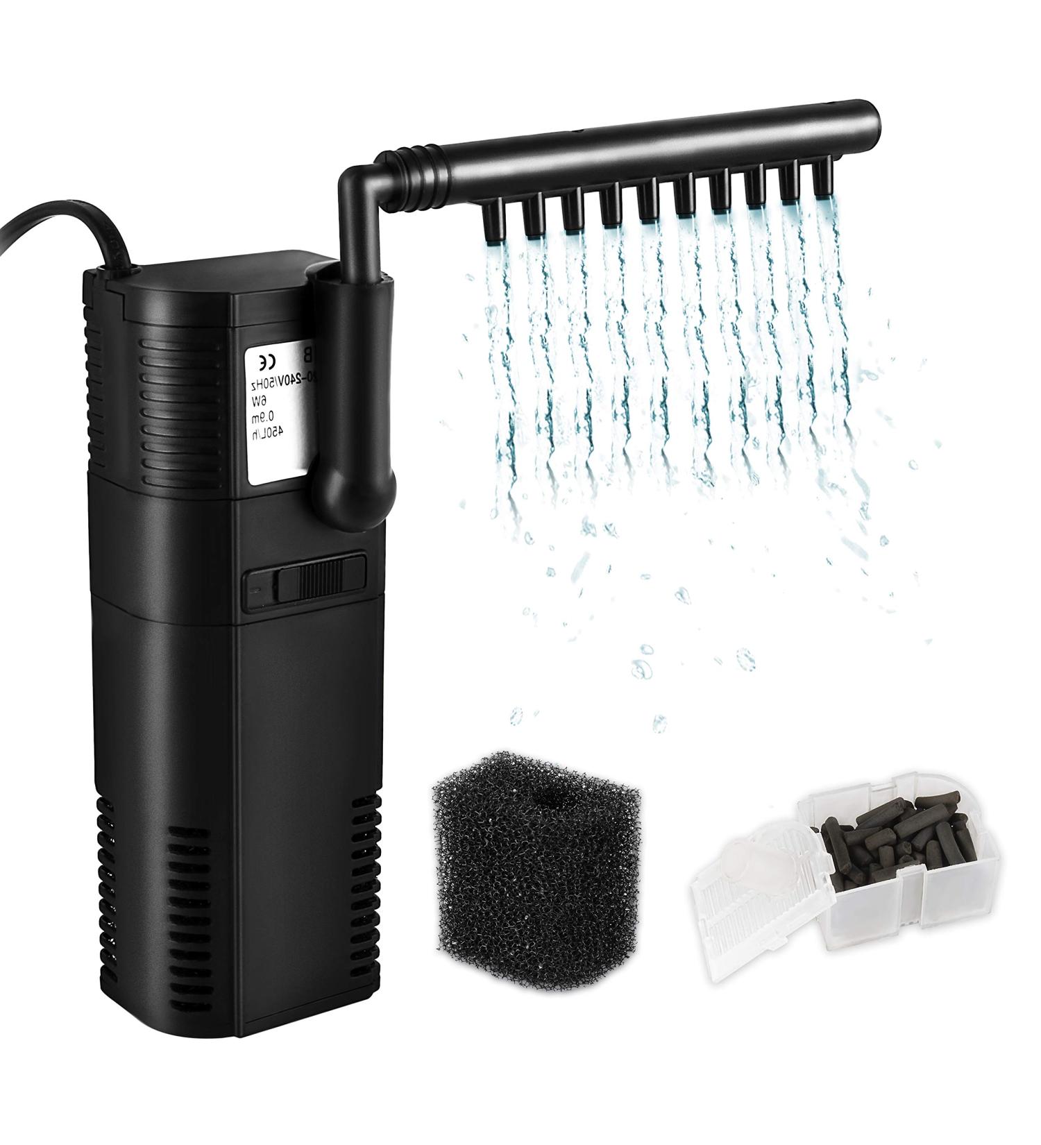 Forever Speed Aquarium Pump - 450 L/h Internal Filter | Efficient 6W Aquarium Pump for Fish Tanks | International Shipping Available - Buy Online on GoSupps.com