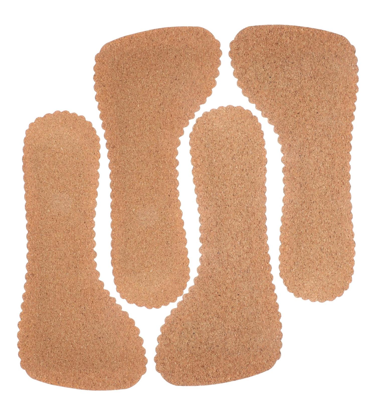 2 Pairs Cork Foot Sweat Pads - Invisible Insoles for Women | Comfort & Support for Sandals & Wedges - Buy Online on GoSupps.com