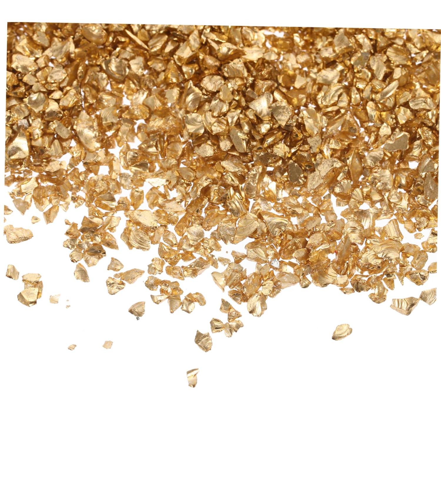 BELLIFFY 1 Glass Chip Glass Epoxy Fillers Nail Art Charms Nail Art Stone Nail Art Accessories Shiny Nail Stickers Manicure DIY Accessories Epoxy Filling Manicure Fillers DIY Fillers 0.5X0.3cm Golden - Buy Online on GoSupps.com