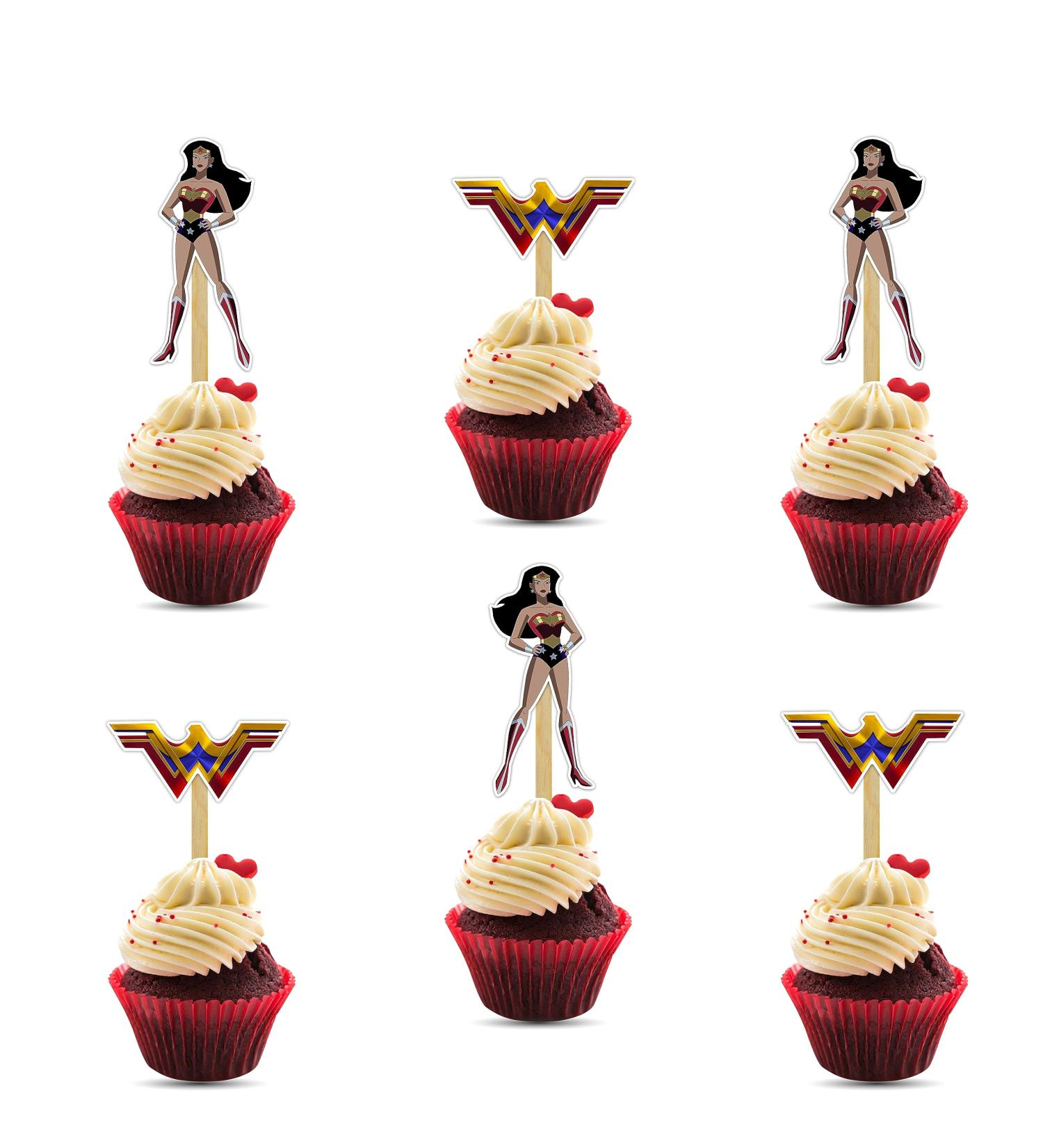 Seyal Wondr Woman Cupcake Topper - Buy Online on GoSupps.com