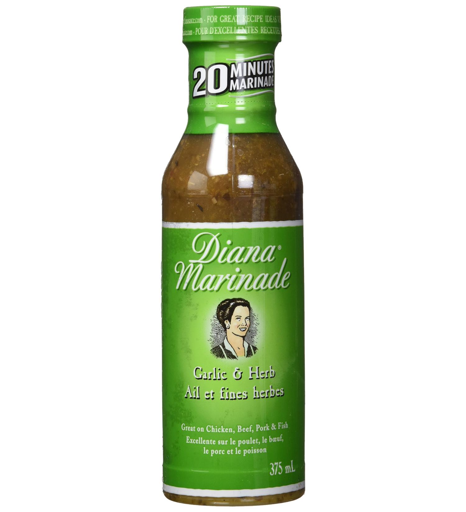 Diana Garlic & Herb Marinade 375ml (Pack of 6) - Buy Online on GoSupps.com