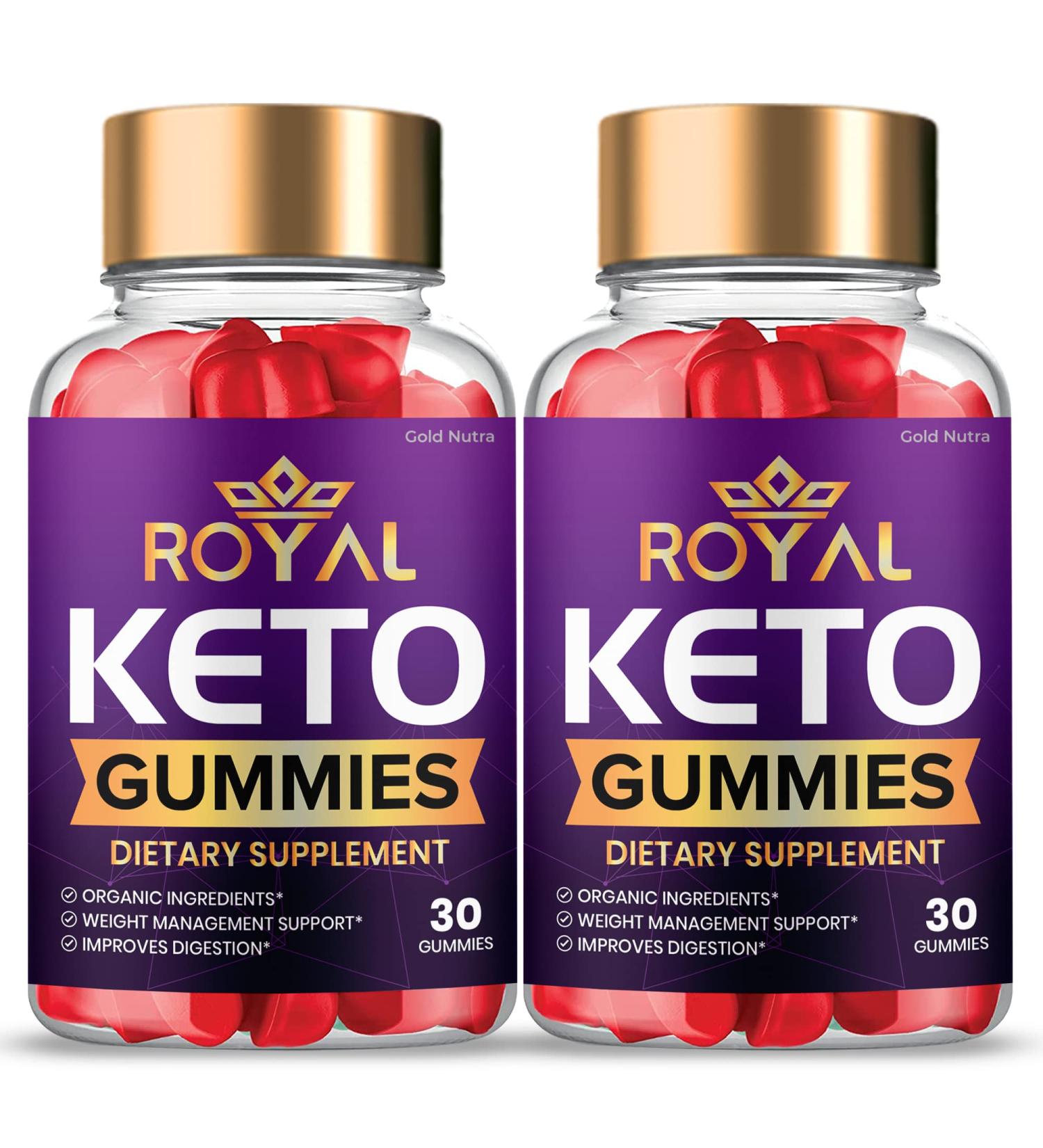 Royal Keto ACV Gummies - Advanced Weight Management Formula (2 Bottle Pack) - Buy Online on GoSupps.com