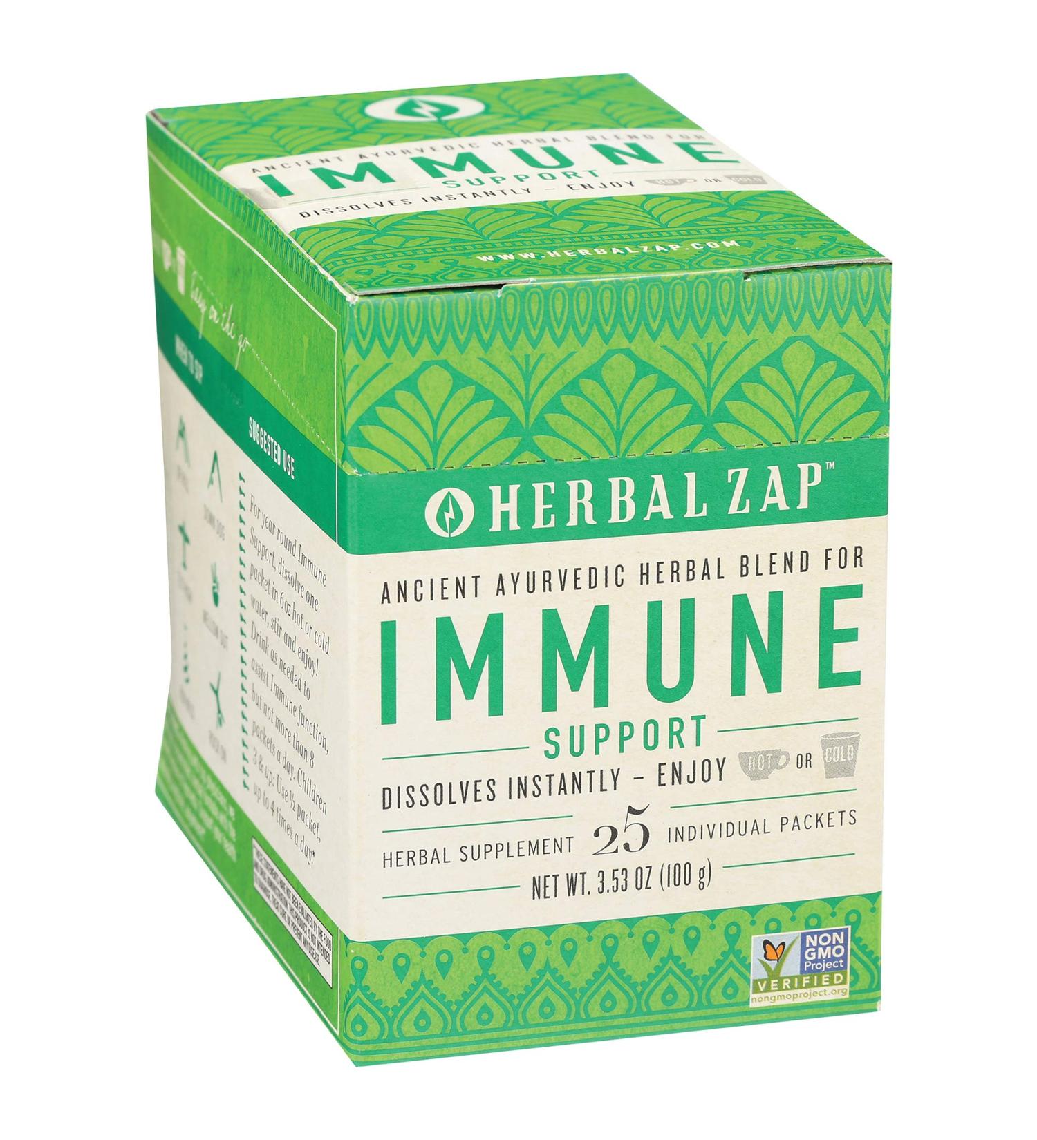 Herbal ZAP Instantly Dissolving Ayurveda Digestive & Immune Support to Balance Vata Kapha Ayurvedic Doshas. 25 Count Box 3.53 Ounce - Buy Online on GoSupps.com