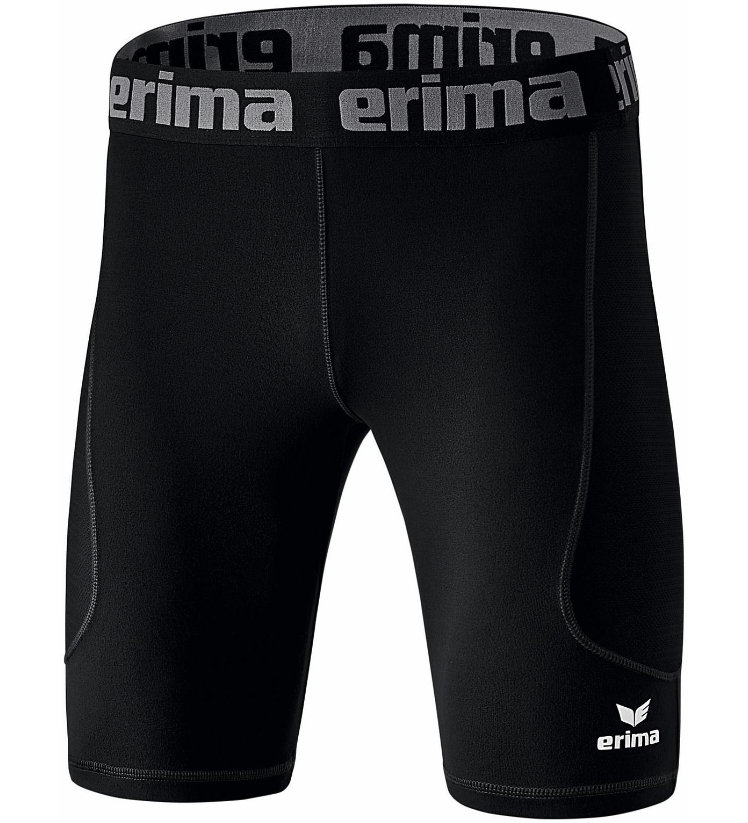 Erima Men's Elemental Tight M - Black | Premium Performance Shorts for International Shipping - Buy Online on GoSupps.com