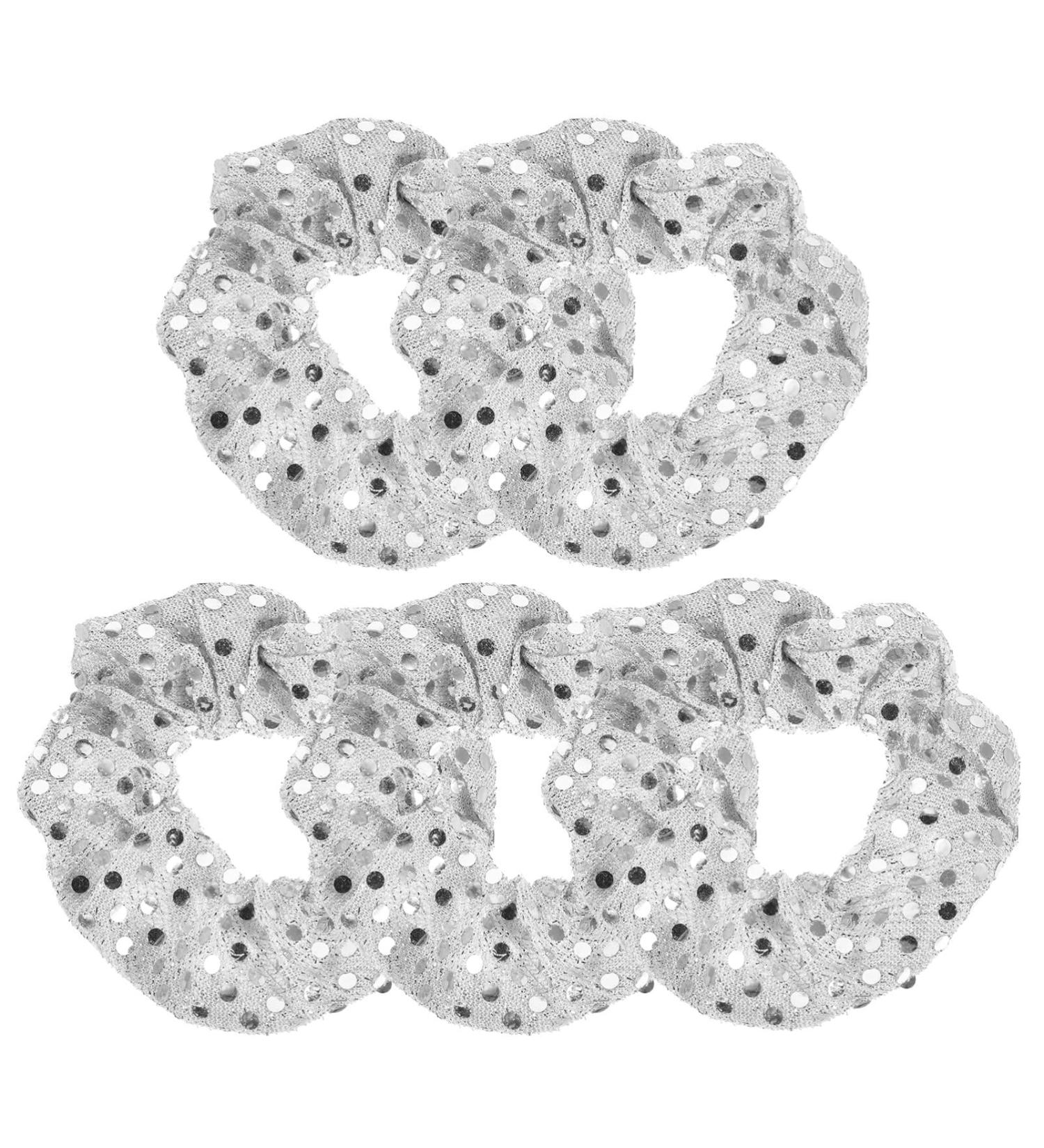 Buy Solustre 5-Piece Christmas Hair Scrunchies - Elastic Ponytail Holders & Hair Jewelry for Women - Perfect Holiday Gift! - Buy Online on GoSupps.com