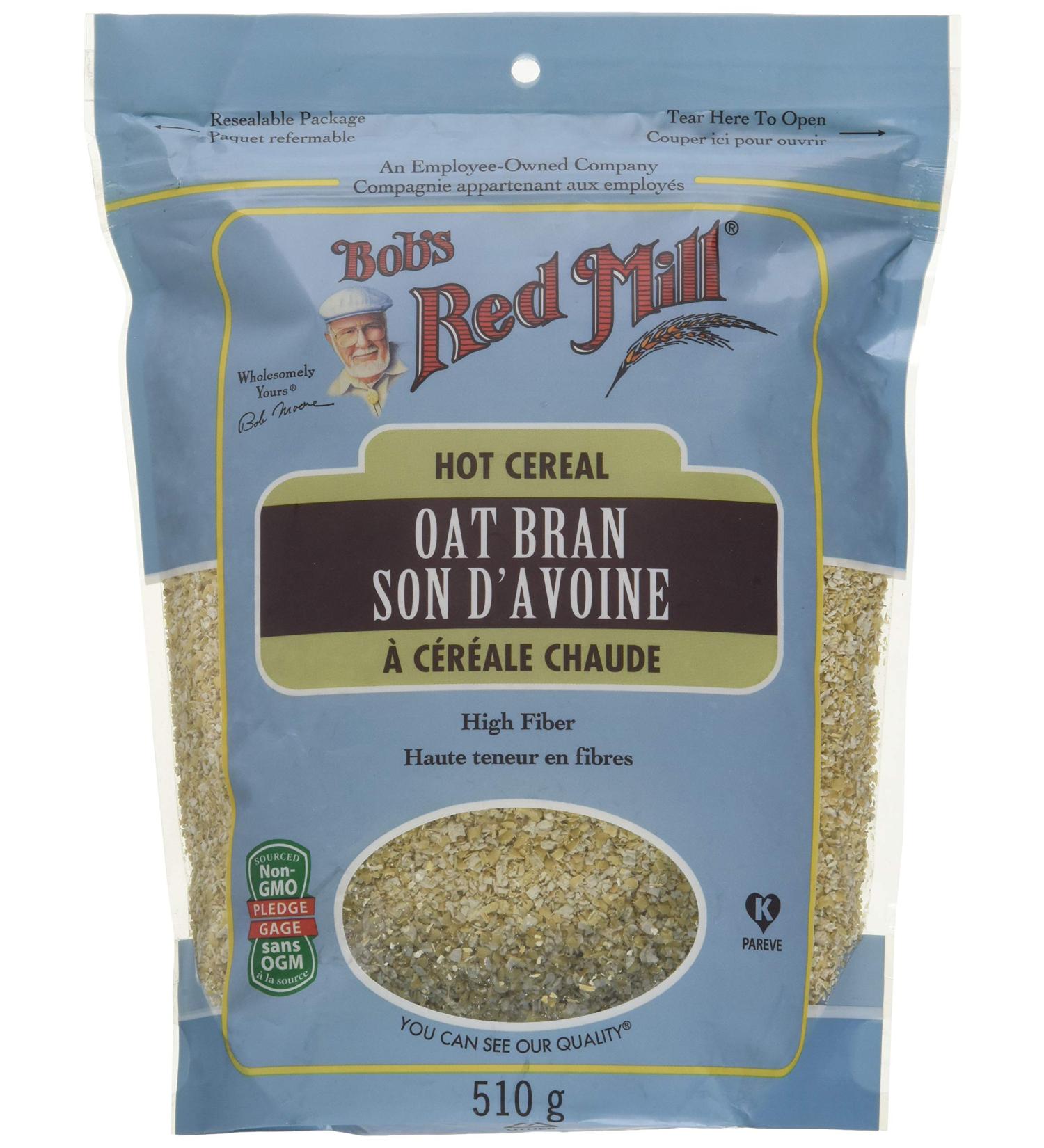 Bob's Red Mill Oat Bran Hot Cereal 510 Grams - Buy Online on GoSupps.com