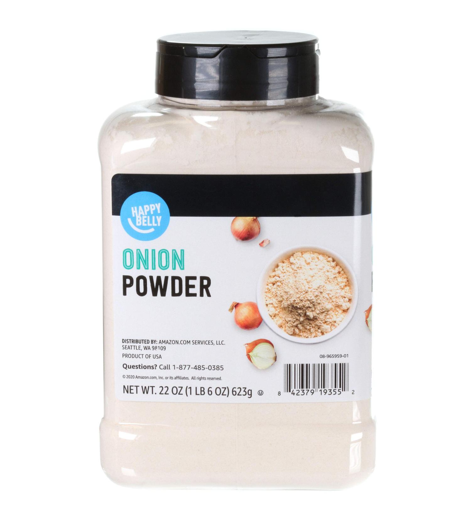 Happy Belly Onion Powder 22oz - Premium Quality Seasoning - Buy Online on GoSupps.com