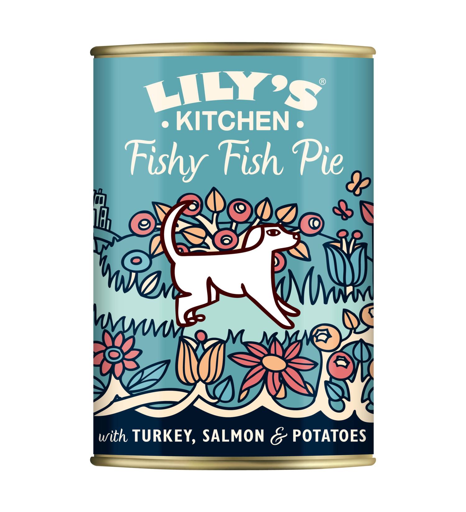 Lily's Kitchen Natural Wet Dog Food - Grain-Free Fish P t for Adults (6 x 400g) - Healthy & Delicious - Buy Online on GoSupps.com